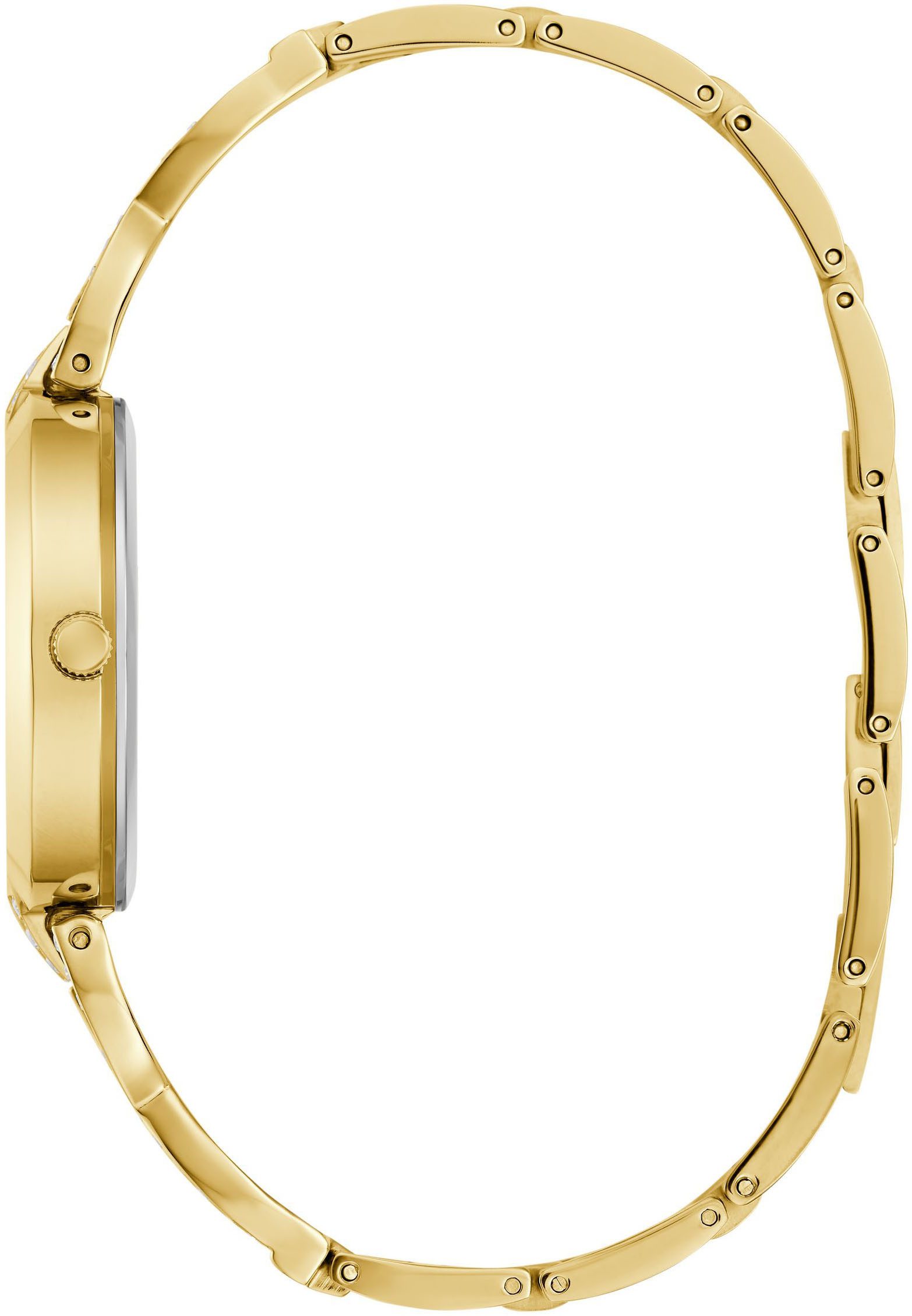 Guess Kwartshorloge Coral Horloge, dameshorloge, stalen armband