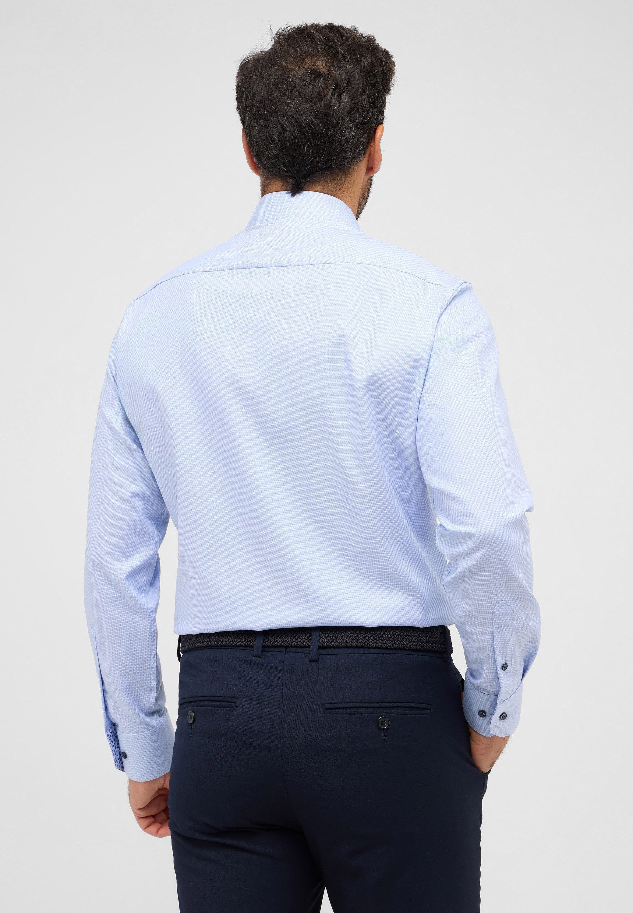 Eterna Overhemd met lange mouwen MODERN FIT NON IRON (strijkvrij)