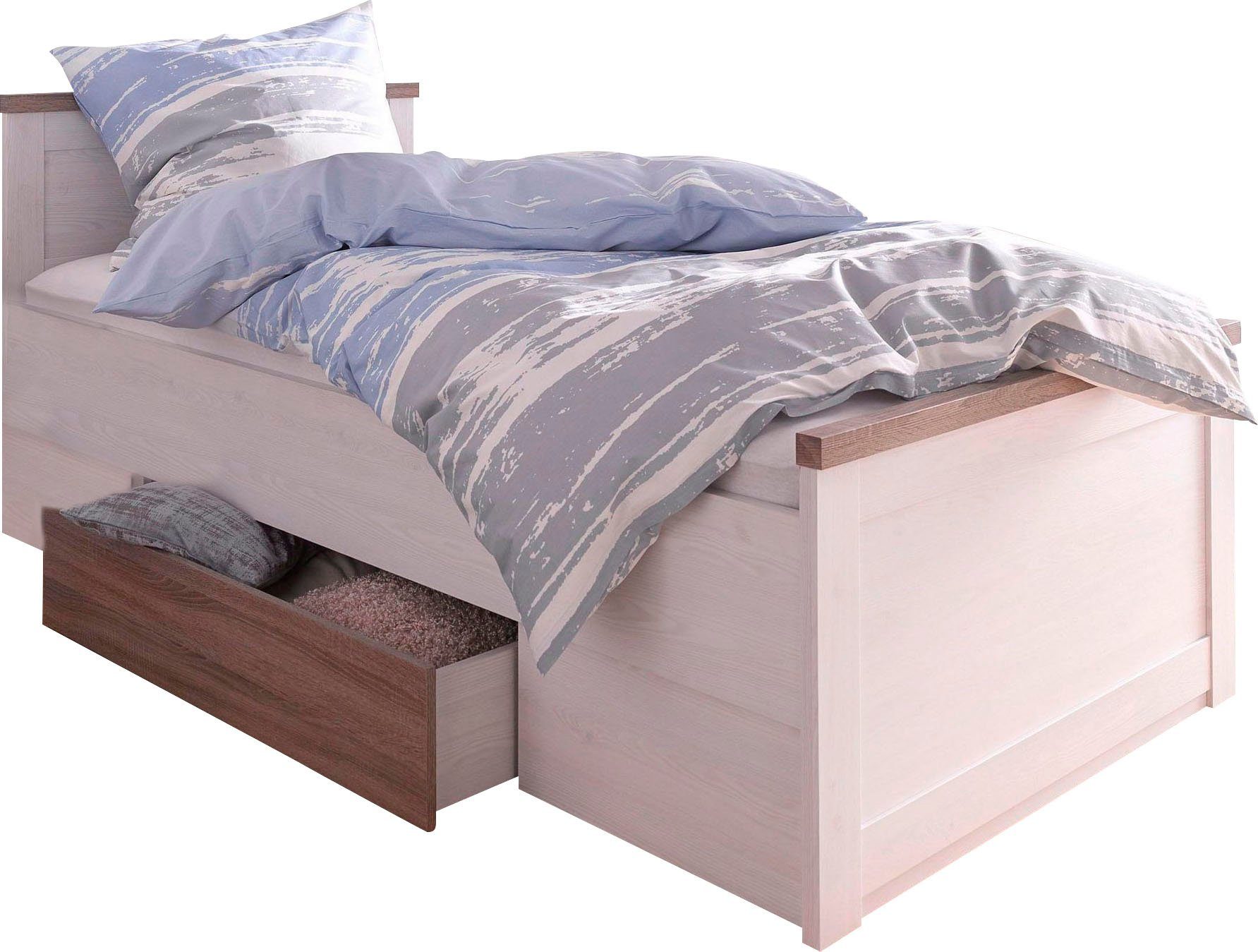 Schlafkontor Bed Luca inclusief lade bedden beige