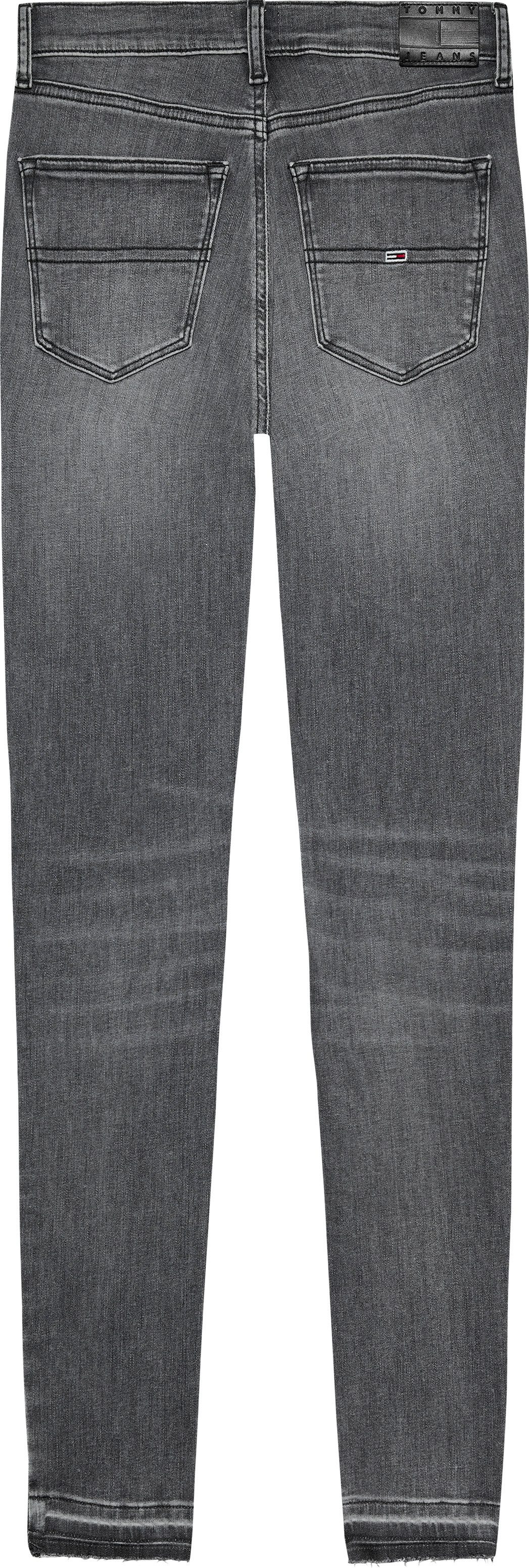 TOMMY JEANS Skinny fit jeans Nora Mid Rise Skinny Fit met wasbeurt met logo-badge