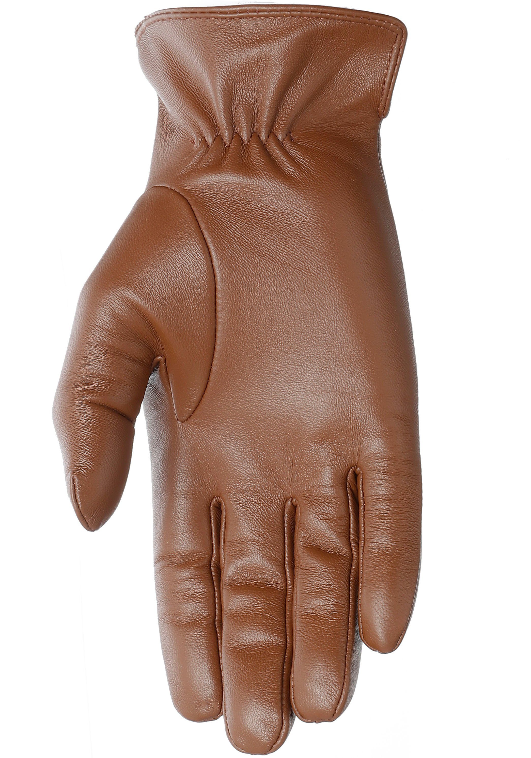 PEARLWOOD Leren handschoenen TRAVIS Glad leren handschoen