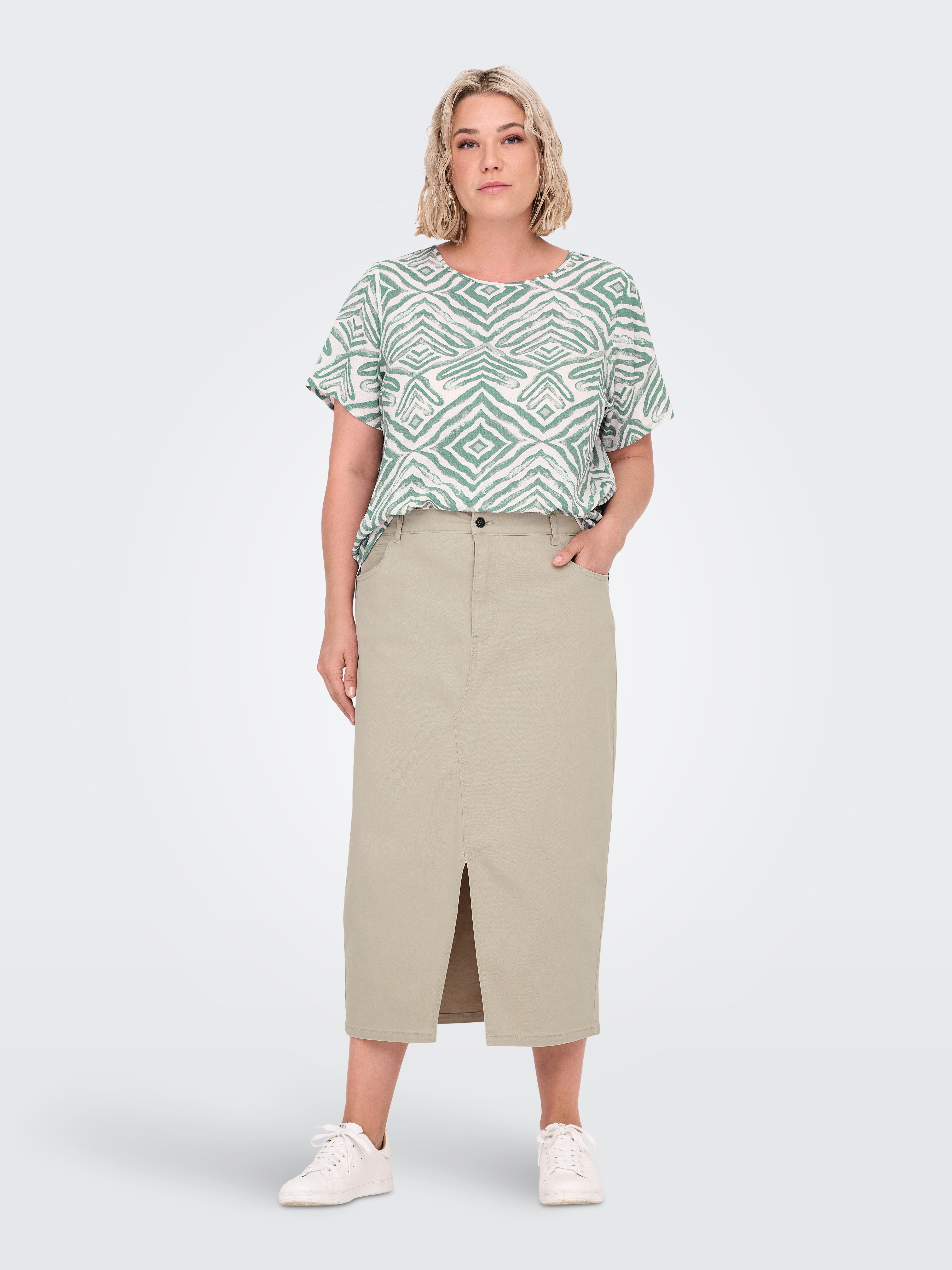 ONLY CARMAKOMA Shirtblouse CARVICA SS TOP WVN NOOS