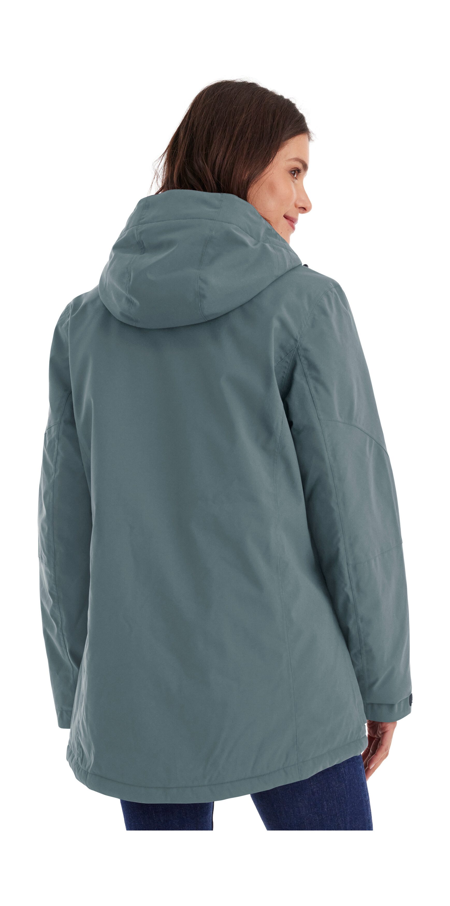 Killtec Functioneel jack Dames Jas Waterdichte ademende damesjas met afneembare capuchon