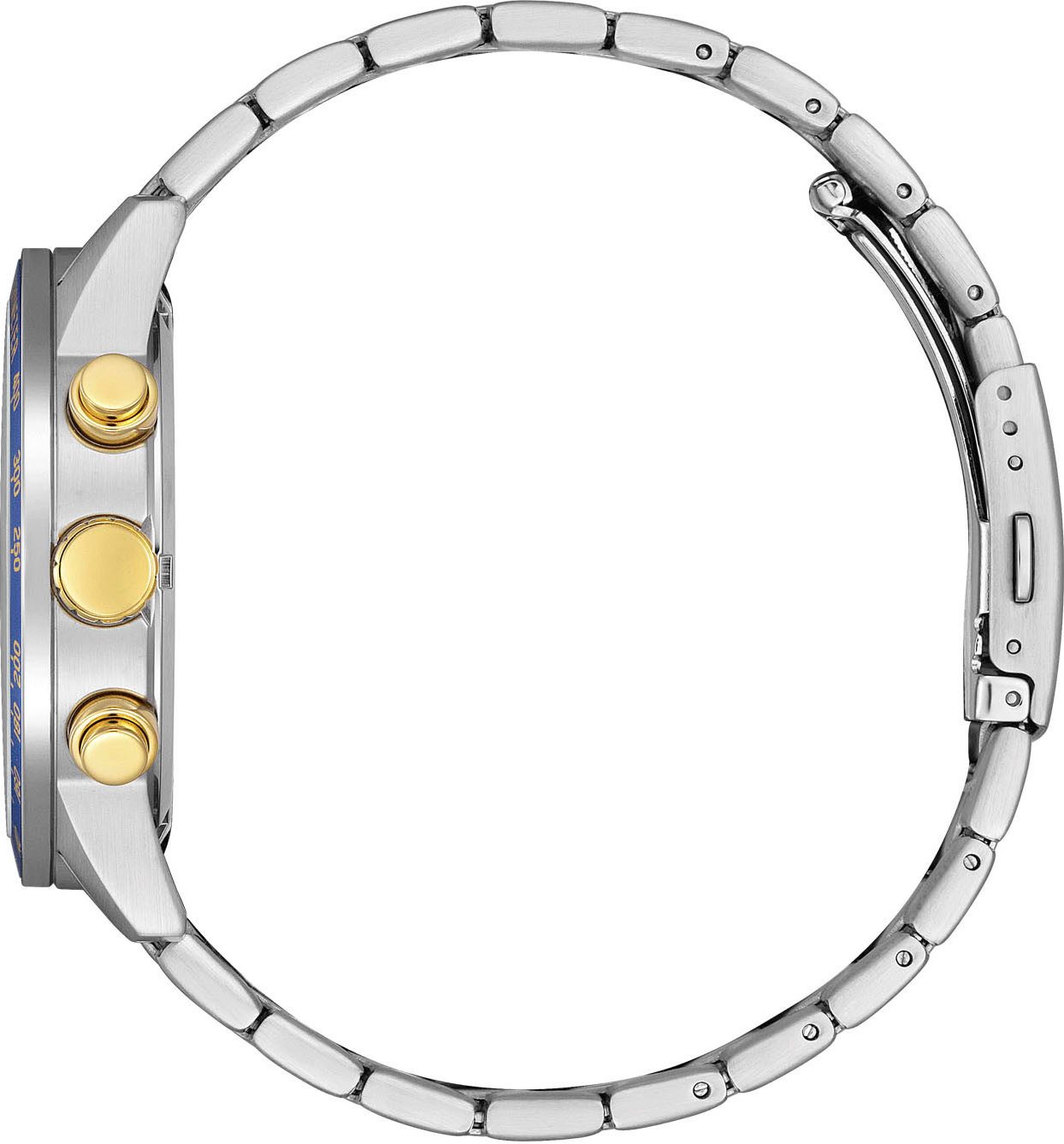 Citizen Chronograaf Quartzhorloge, horloge, herrenuur, tot 10 bar waterdicht, roestvrijstalen band