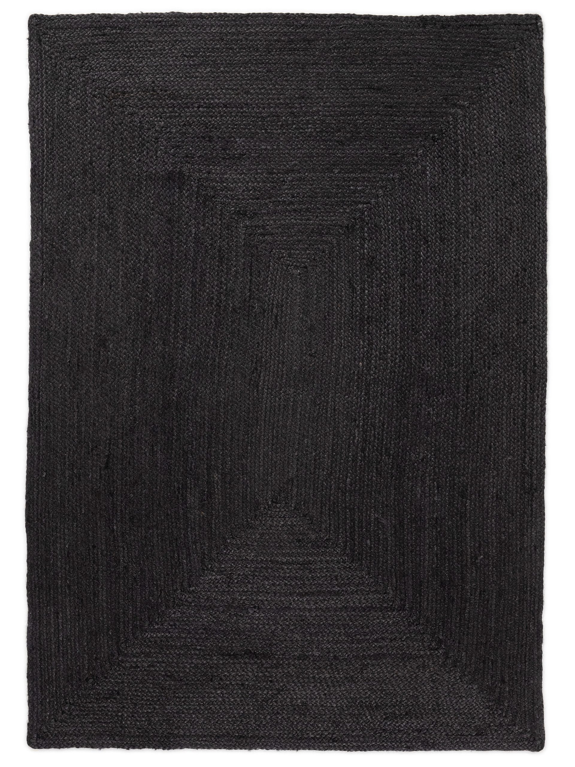 carpetfine Vloerkleed Nele jute-vloerkleed natuurmateriaal gevlochten tweezijdig te gebruiken kleed van 100% jute, vierkant en als loper moderne