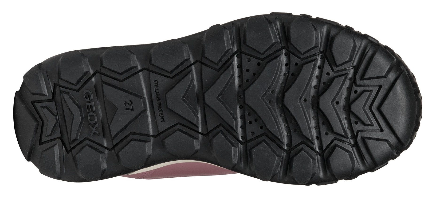 Geox Winterlaarzen J TREKKYUP GIRL B ABX Klittenbandlaarzen, sneeuwlaarzen, winterlaarzen met metallic look