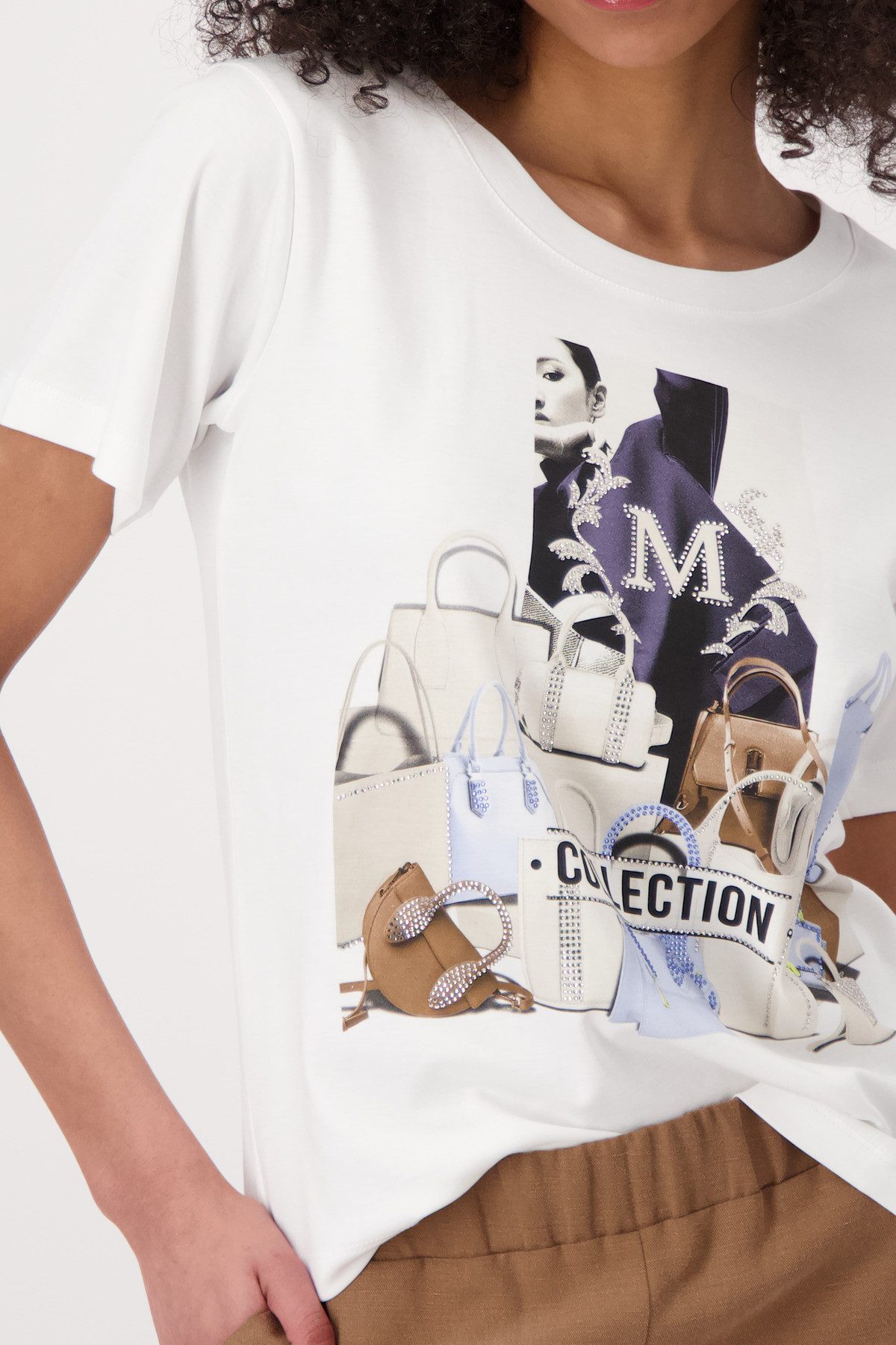 Monari Shirt met korte mouwen Shirt zakken