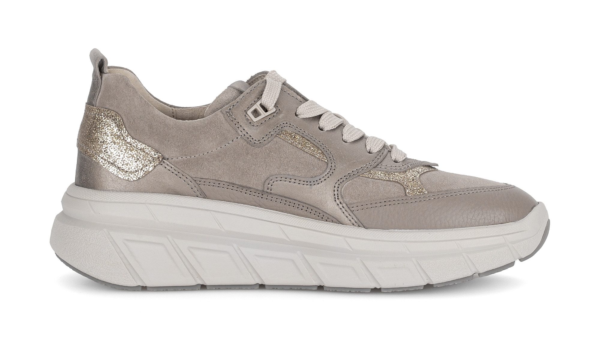 Gabor Sneakers met sleehak Plateau, veterschoen, lage schoen met Best Fitting-uitvoering