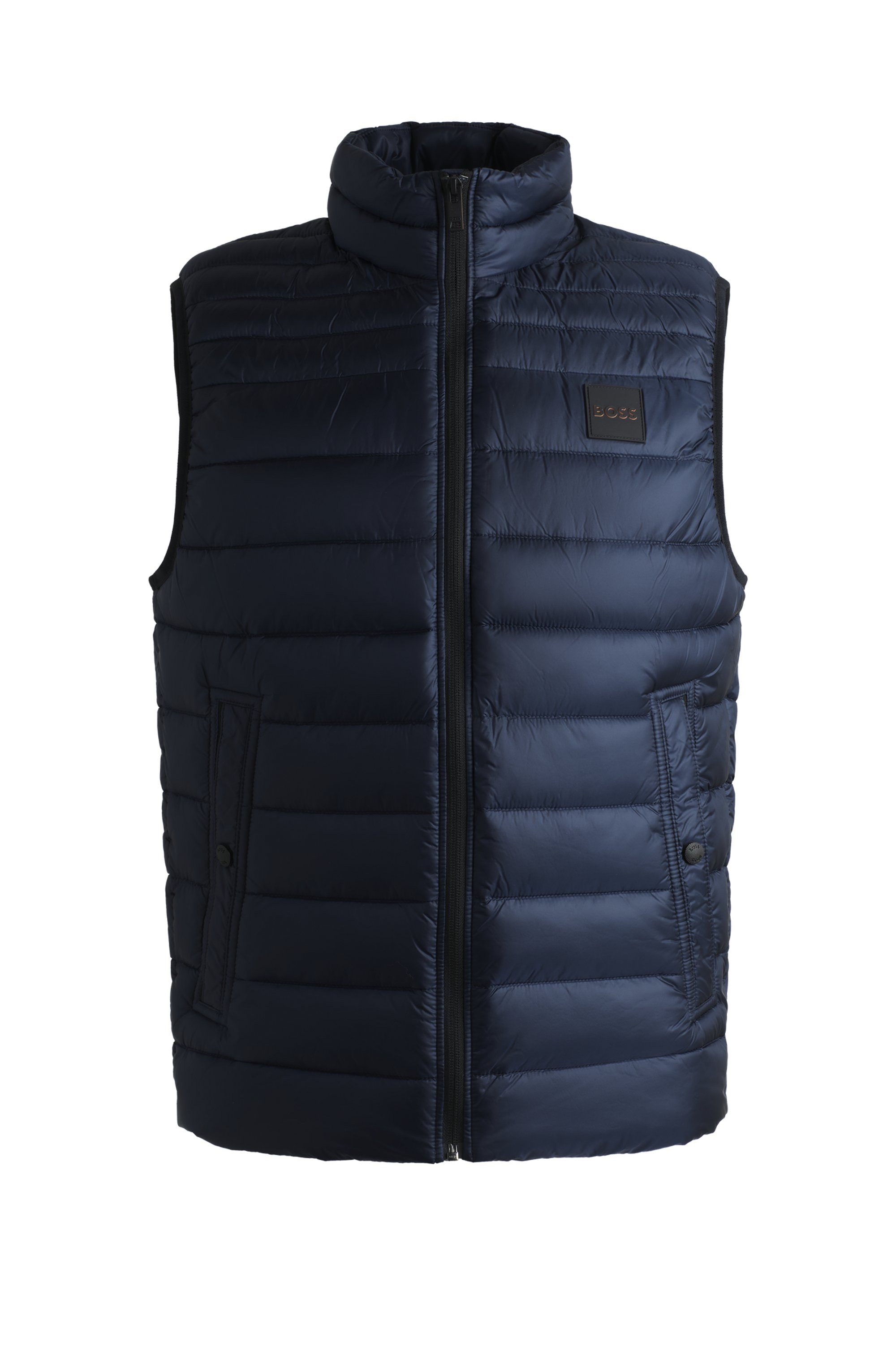 Boss Orange Outdoorjack Odeno1 met doorlopende quilting
