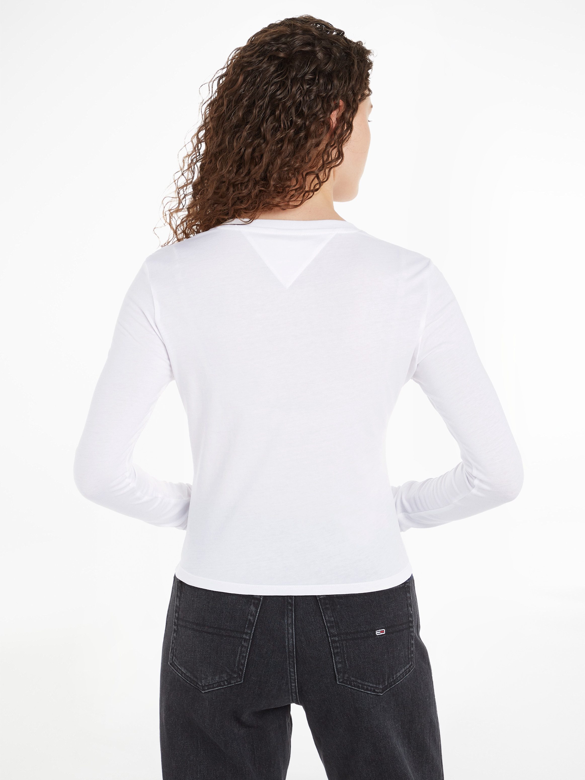 TOMMY JEANS Shirt met lange mouwen TJW SLIM ESSENTIAL LOGO 2 LS