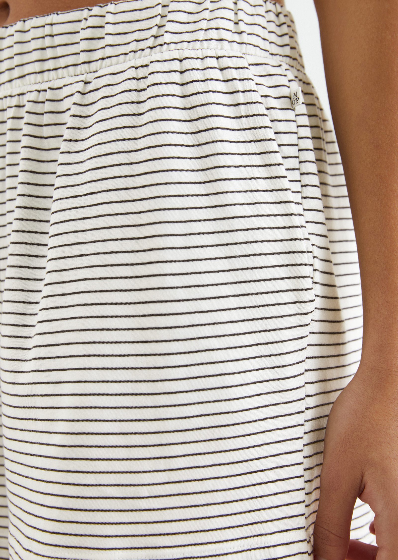 Marc O'Polo Short Mix & Match Jersey met elastische band en steekzakken opzij
