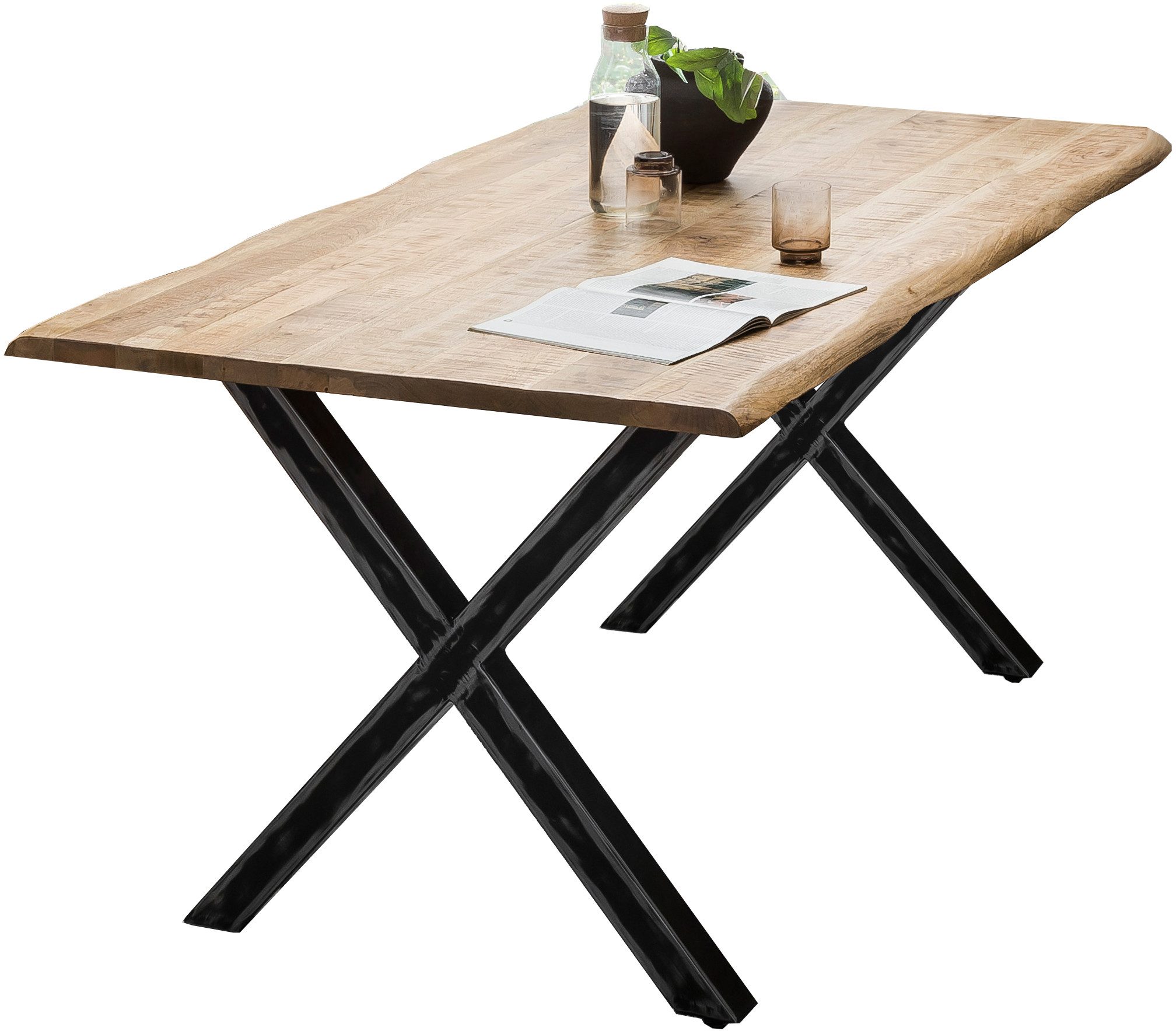 SIT Eettafel met boomrand alsof gegroeid