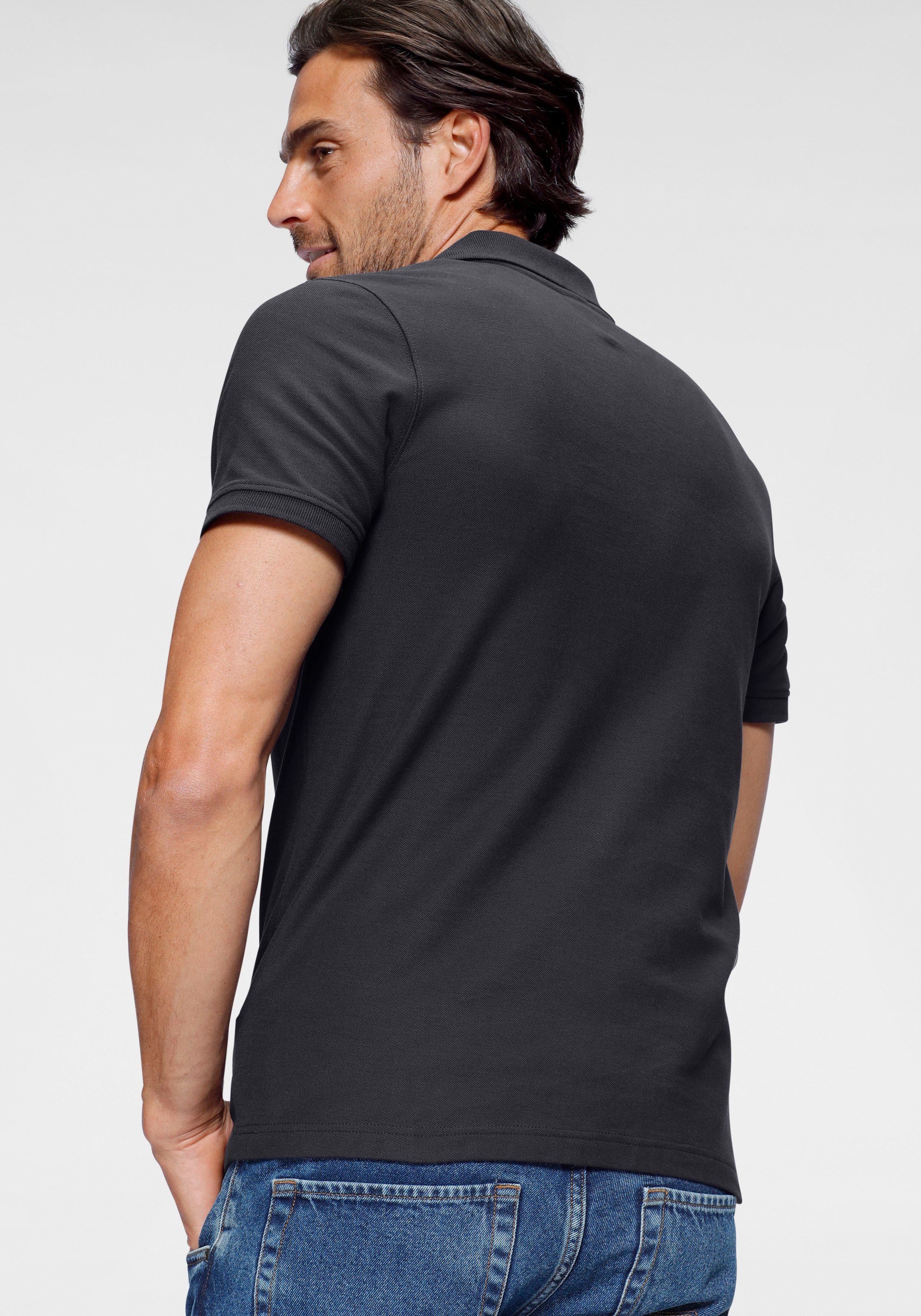 KangaROOS Poloshirt Korte mouwen, met polokraag, van piqué-stof, van 100% katoen