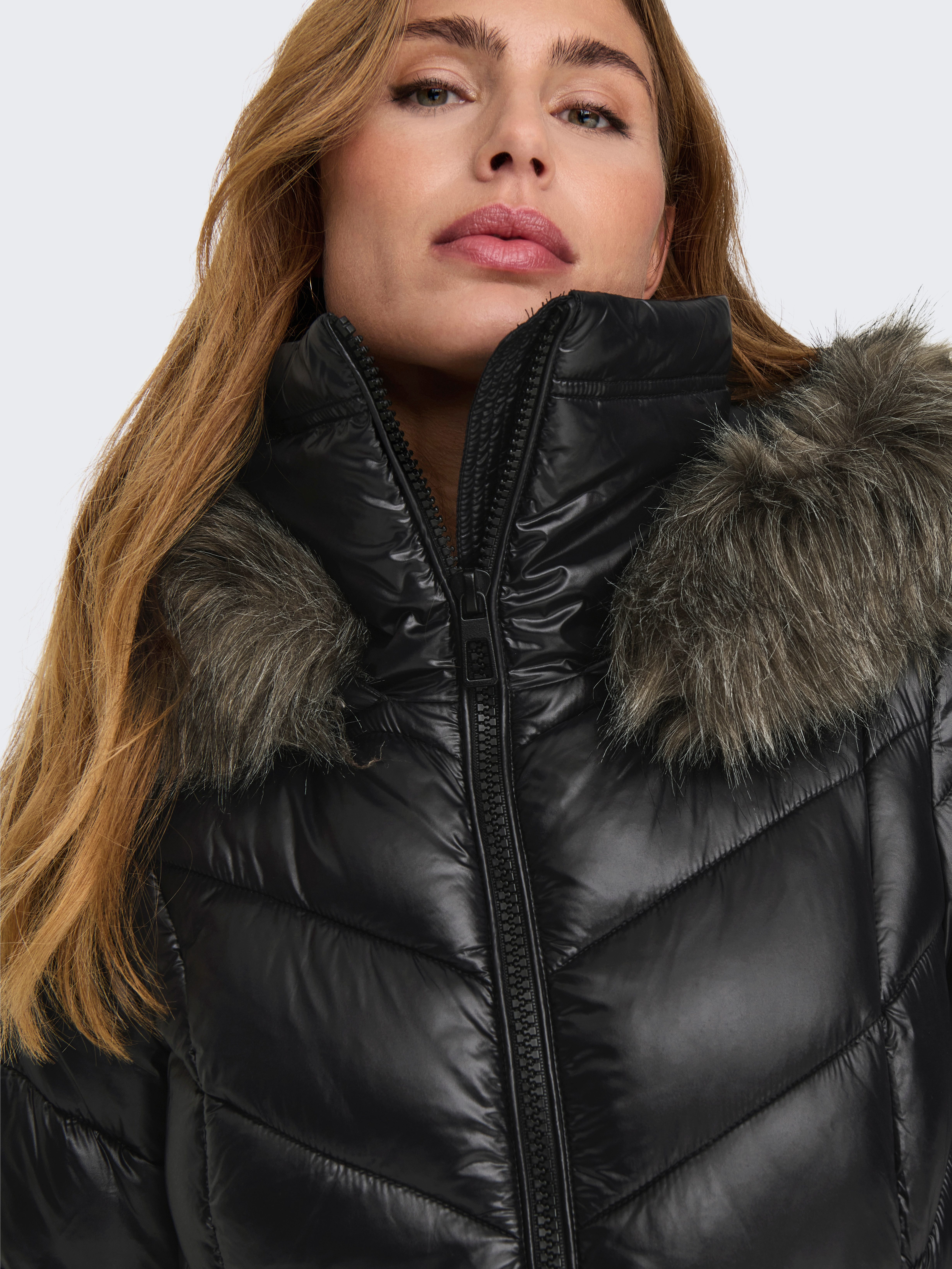 Only Gewatteerde jas ONLFEVER PUFFER COAT LIFE CC OTW