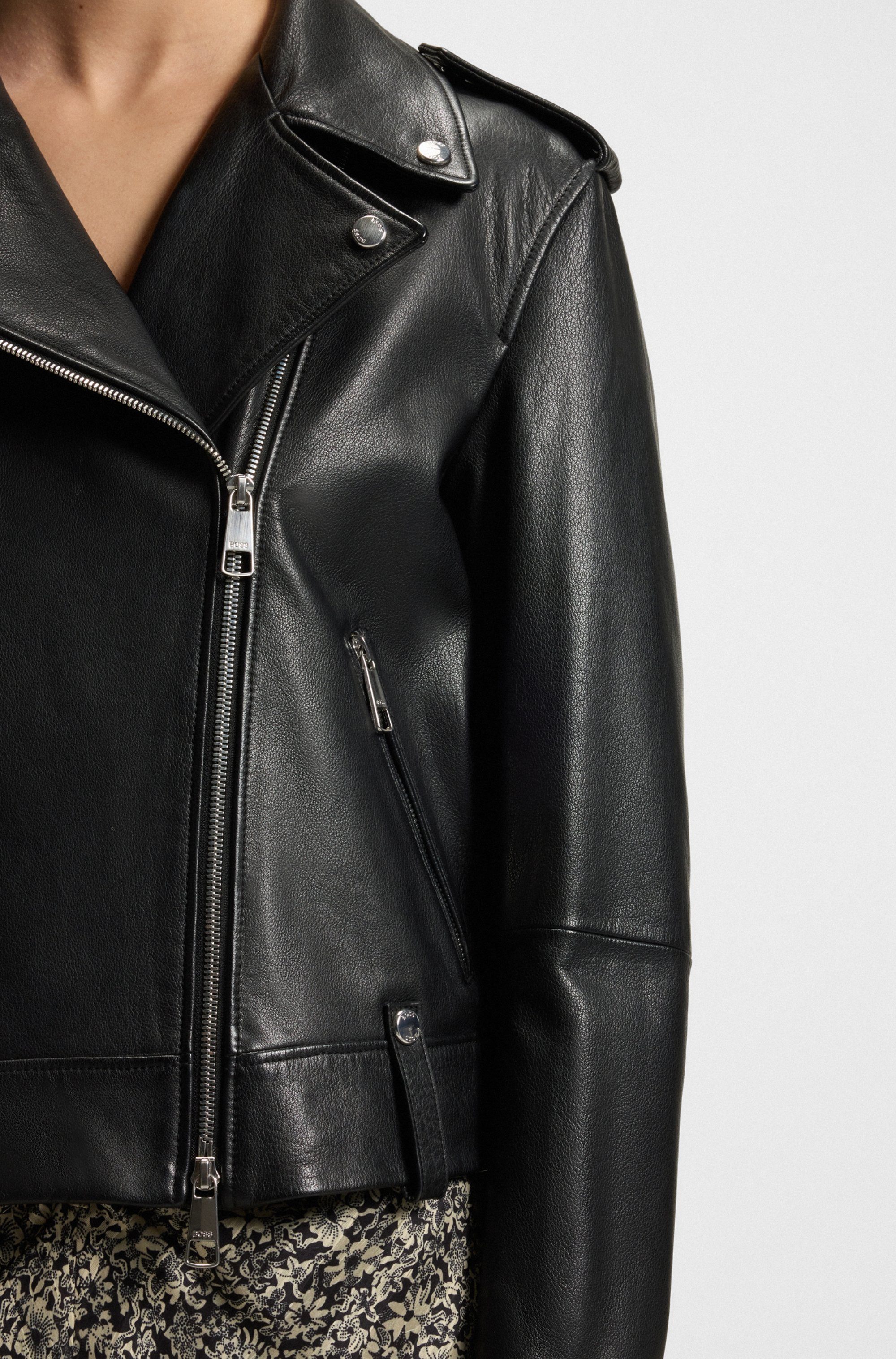 Boss Orange Leren jack Sandy premium damesmode