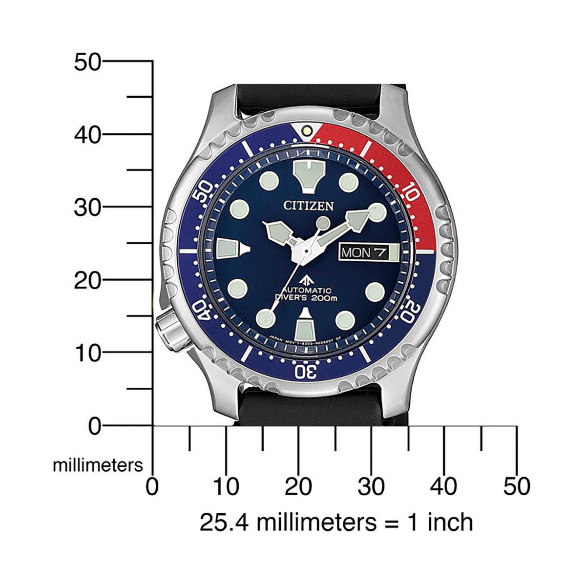 Citizen Automatisch horloge Promaster Mechanical Diver Polshorloge, herenhorloge, dameshorloge, duikhorloge, tot 20 bar waterdicht