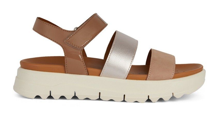Geox Sandalen D XAND 2.1S B , zomerschoen, sandaal, riemchensandaal, met brede bandjes