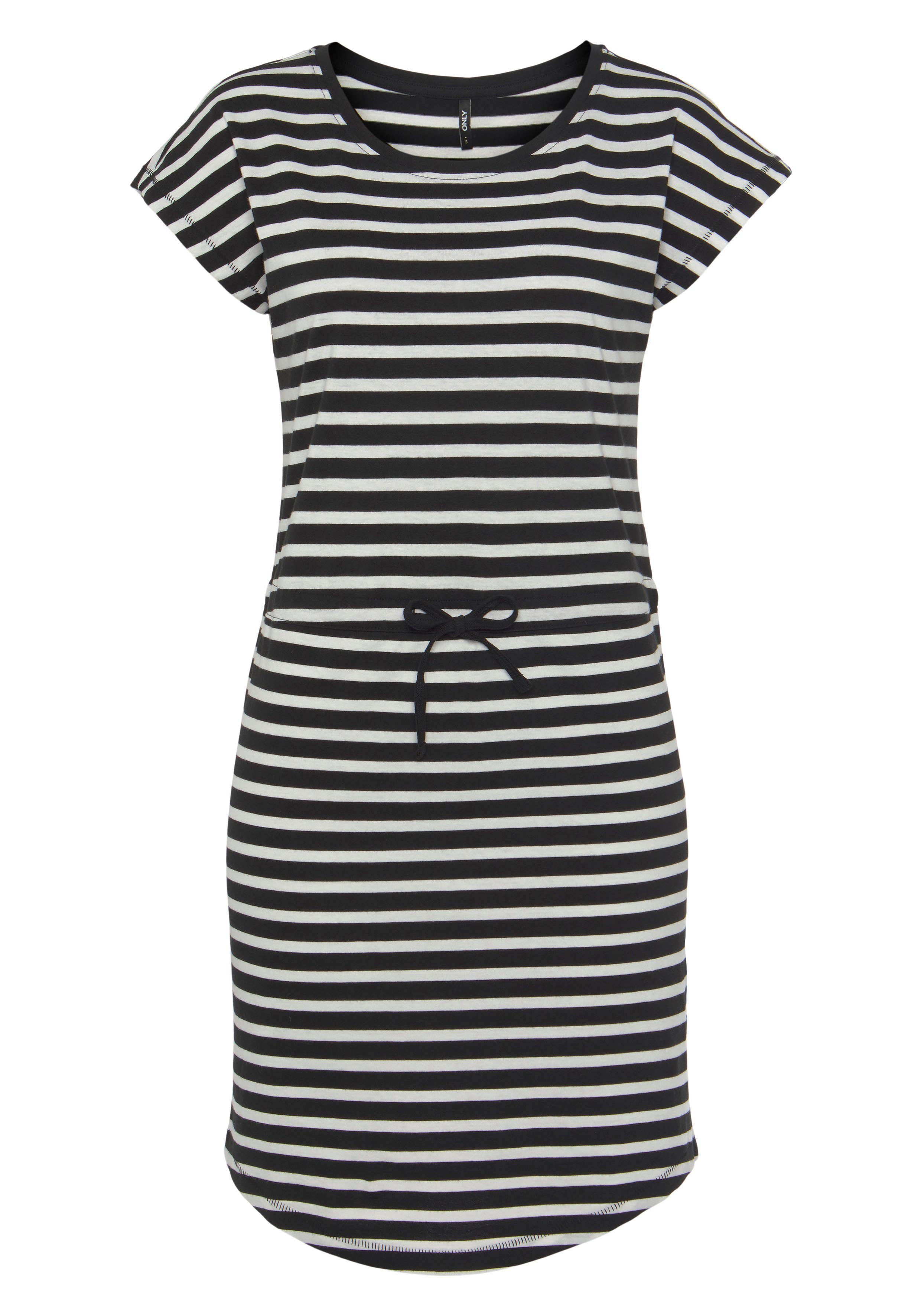 Only Shirtjurk ONLMAY LIFE S/S DRESS 2 PACK CS JRS flexibel taillierbaar voor een individuele pasvorm (Set van 2)