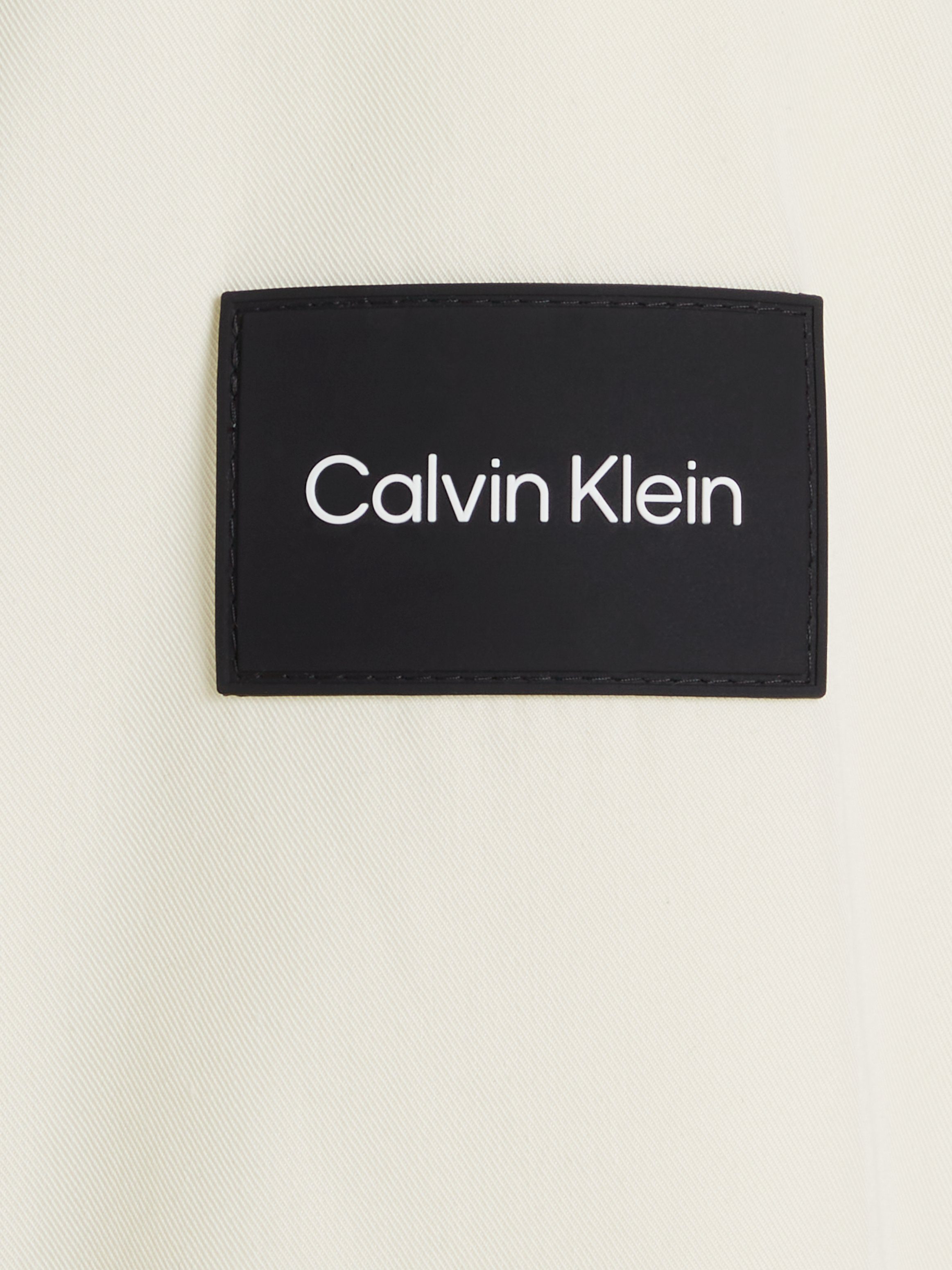 Calvin Klein Overhemd met lange mouwen COTTON NYLON OVERSHIRT met opgestikte borstzakken
