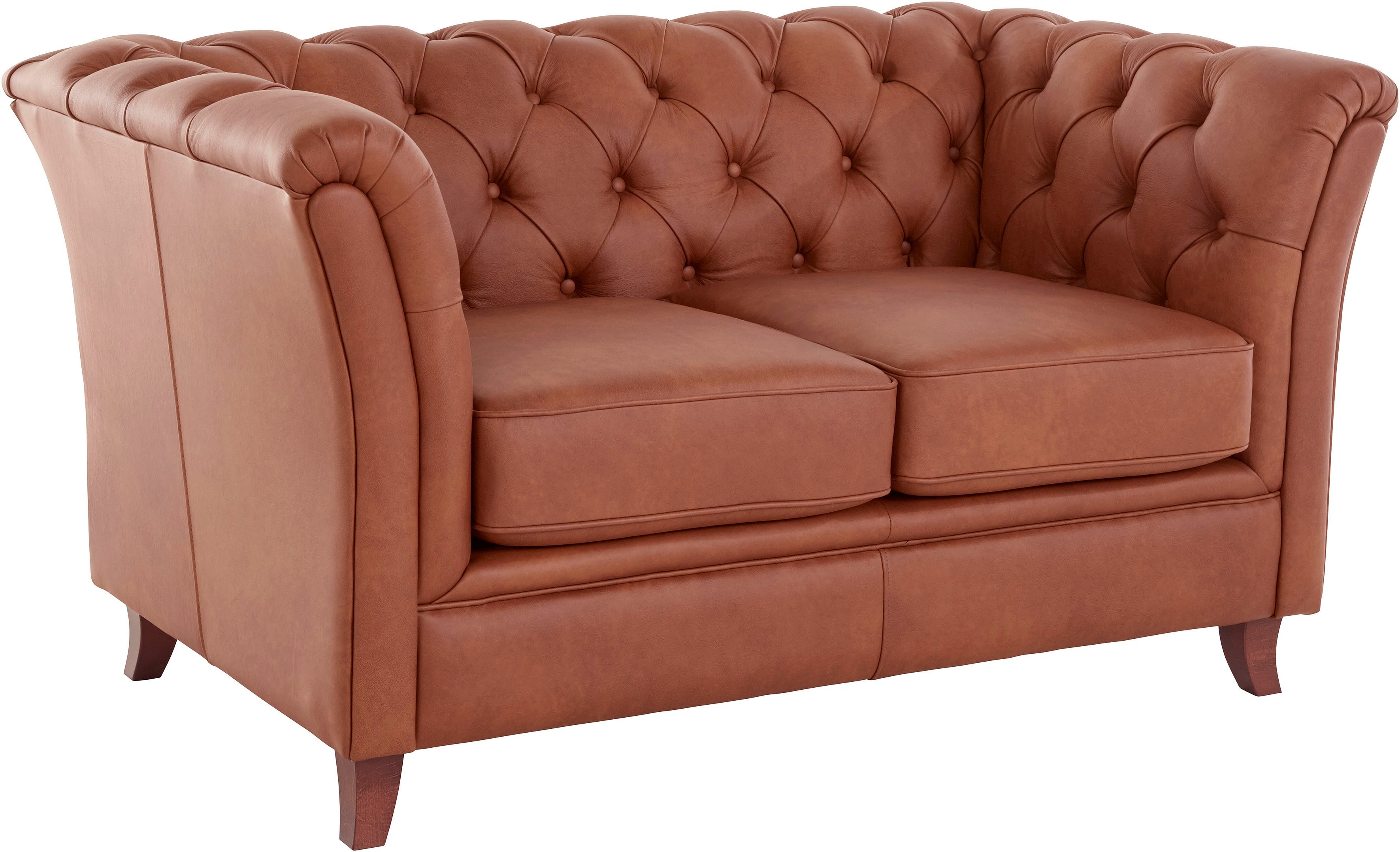 Home affaire Chesterfield-bank Reims met echte chesterfield-capitonnage, uitstekende verwerking