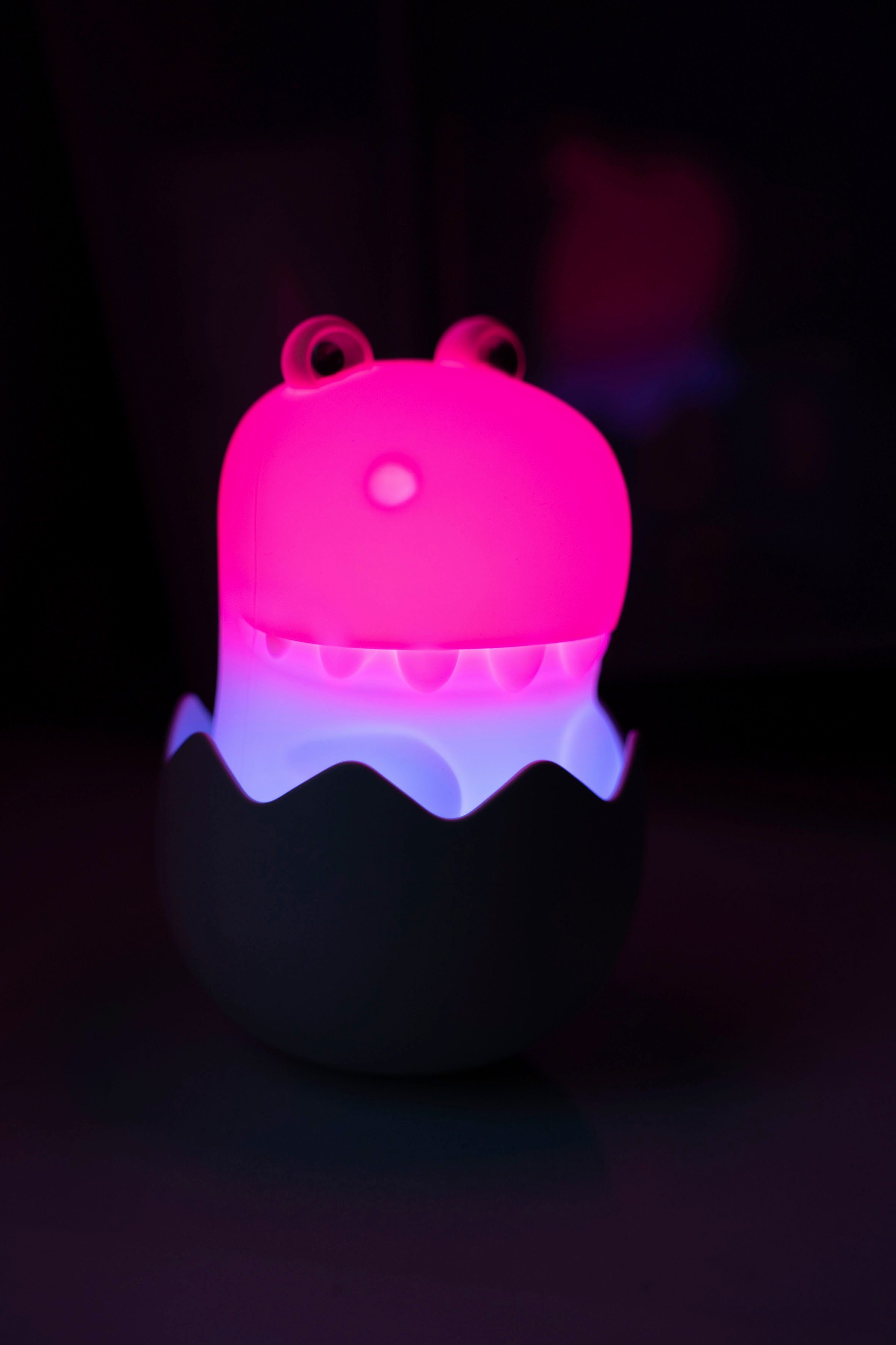 niermann Lednachtlampje Nachtlampje Diggy Dino Vriendelijk, verminderd ontwerp + Aangenaam licht (slaapvriendelijk) (1 stuk)