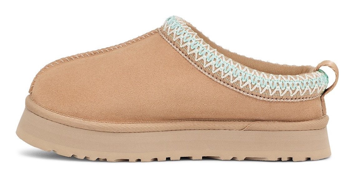 UGG Pantoffels K TAZZ plateau clog, mule, pantoffel met sierbies