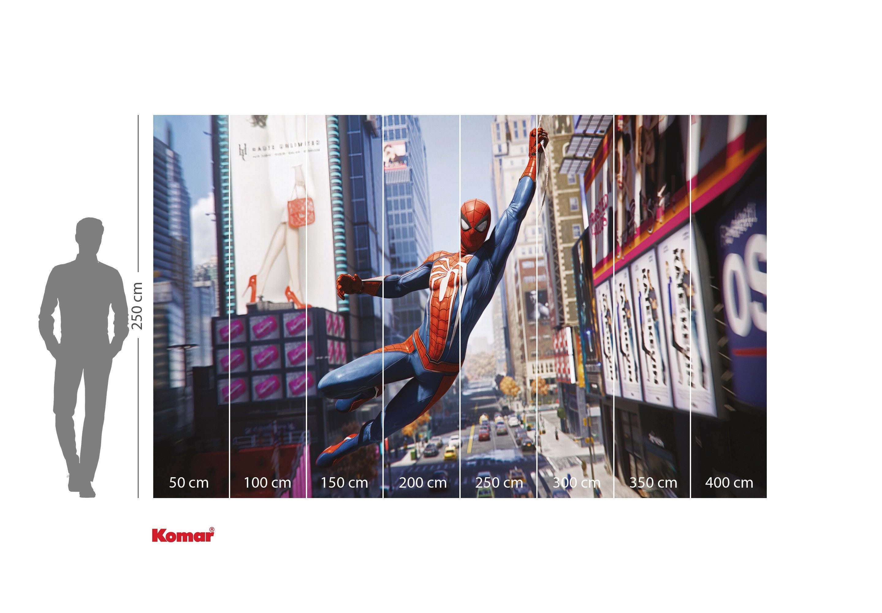 Komar Kinderbehang Marvel Spider-Man City Swing (1 stuk)