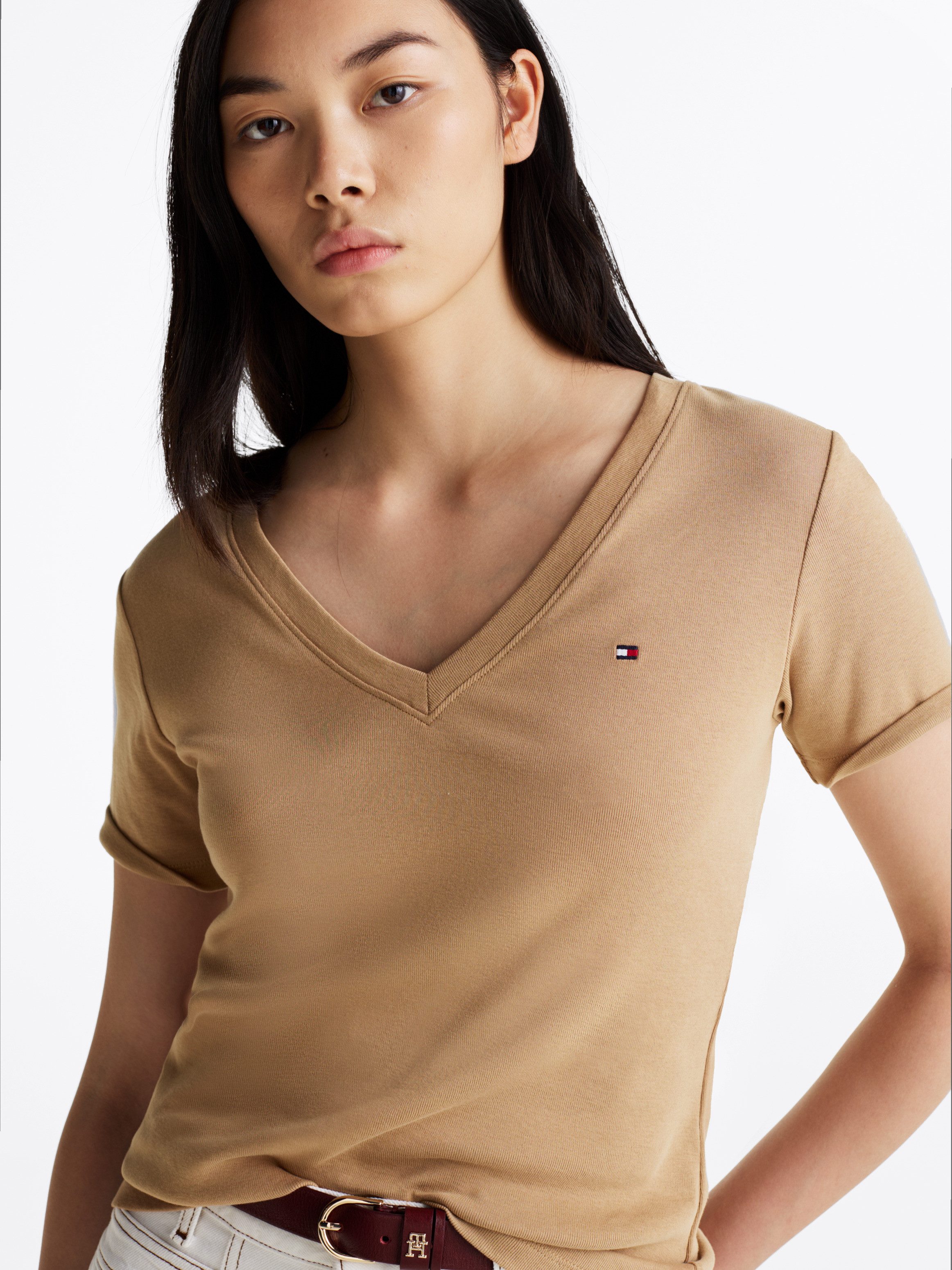 Tommy Hilfiger T-shirt met geborduurd logo