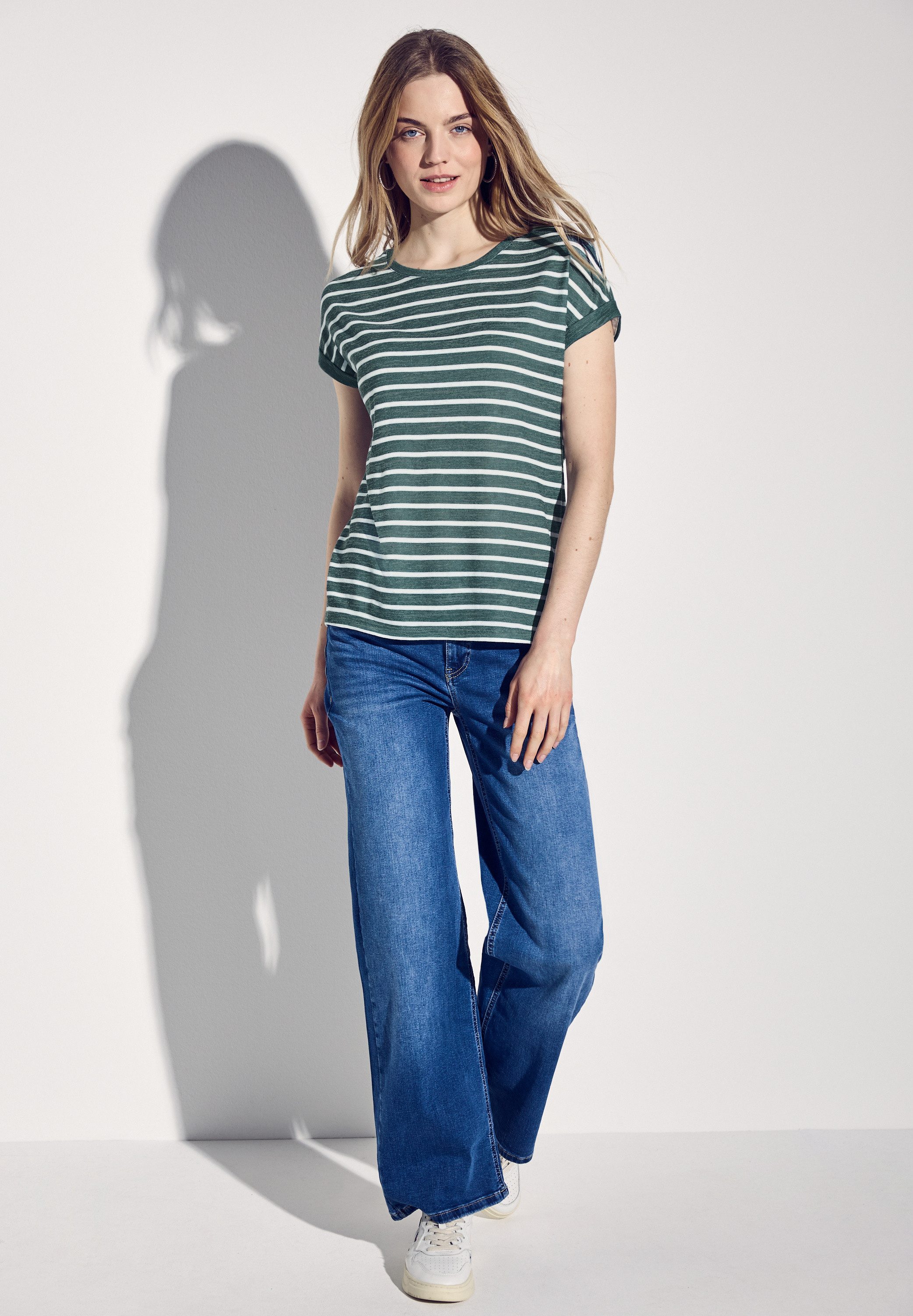 STREET ONE Shirttop met gestreept patroon