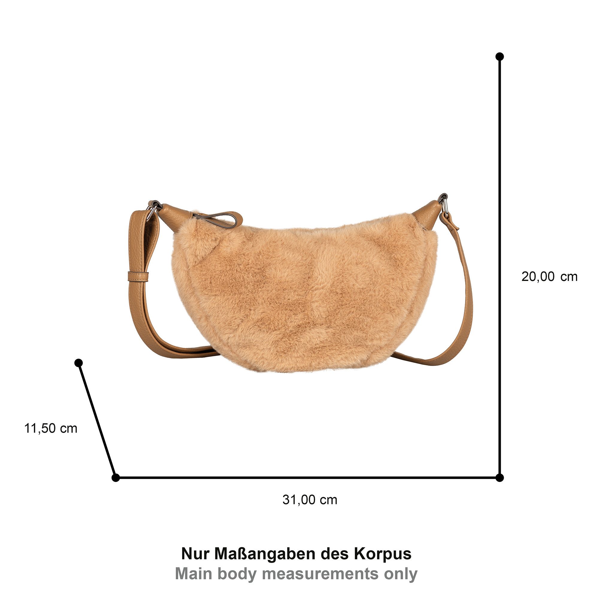 Tom Tailor Denim Schoudertas Liriel Winter Schoudertas, handtas, tas dames