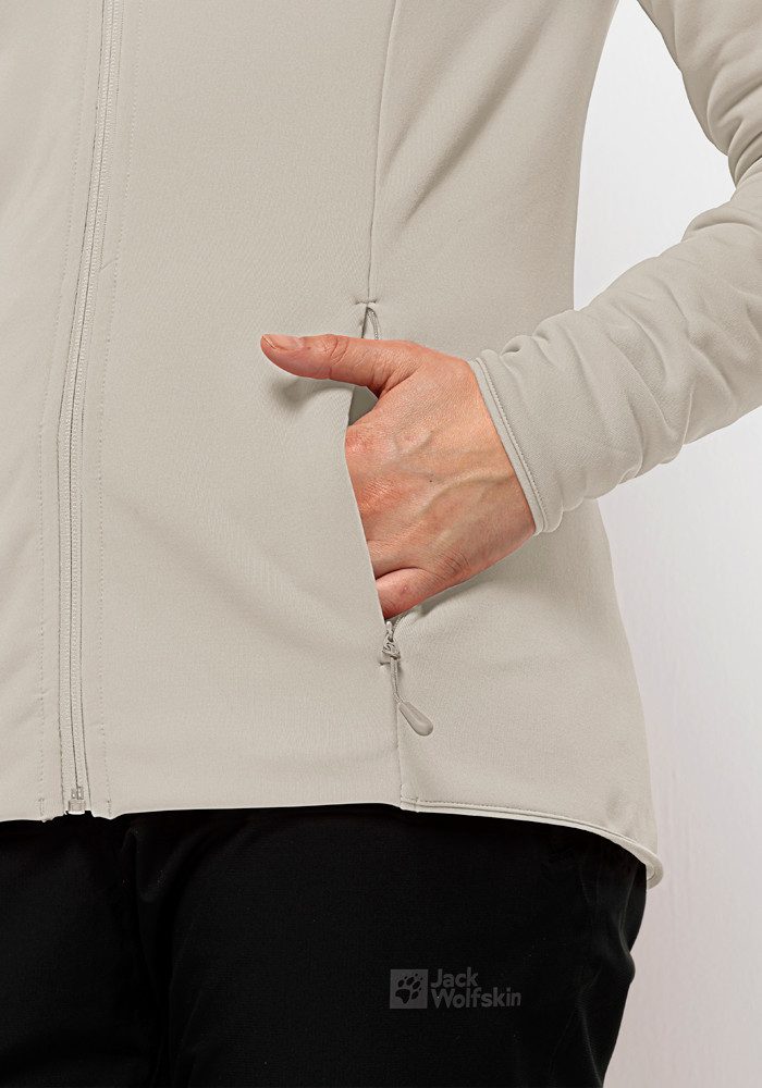 Jack Wolfskin Fleecejack BAISELBERG HOODED FZ W
