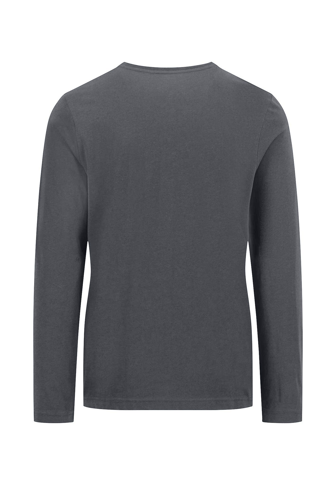 FYNCH-HATTON Shirt met lange mouwen met logo-borduursel op de borst