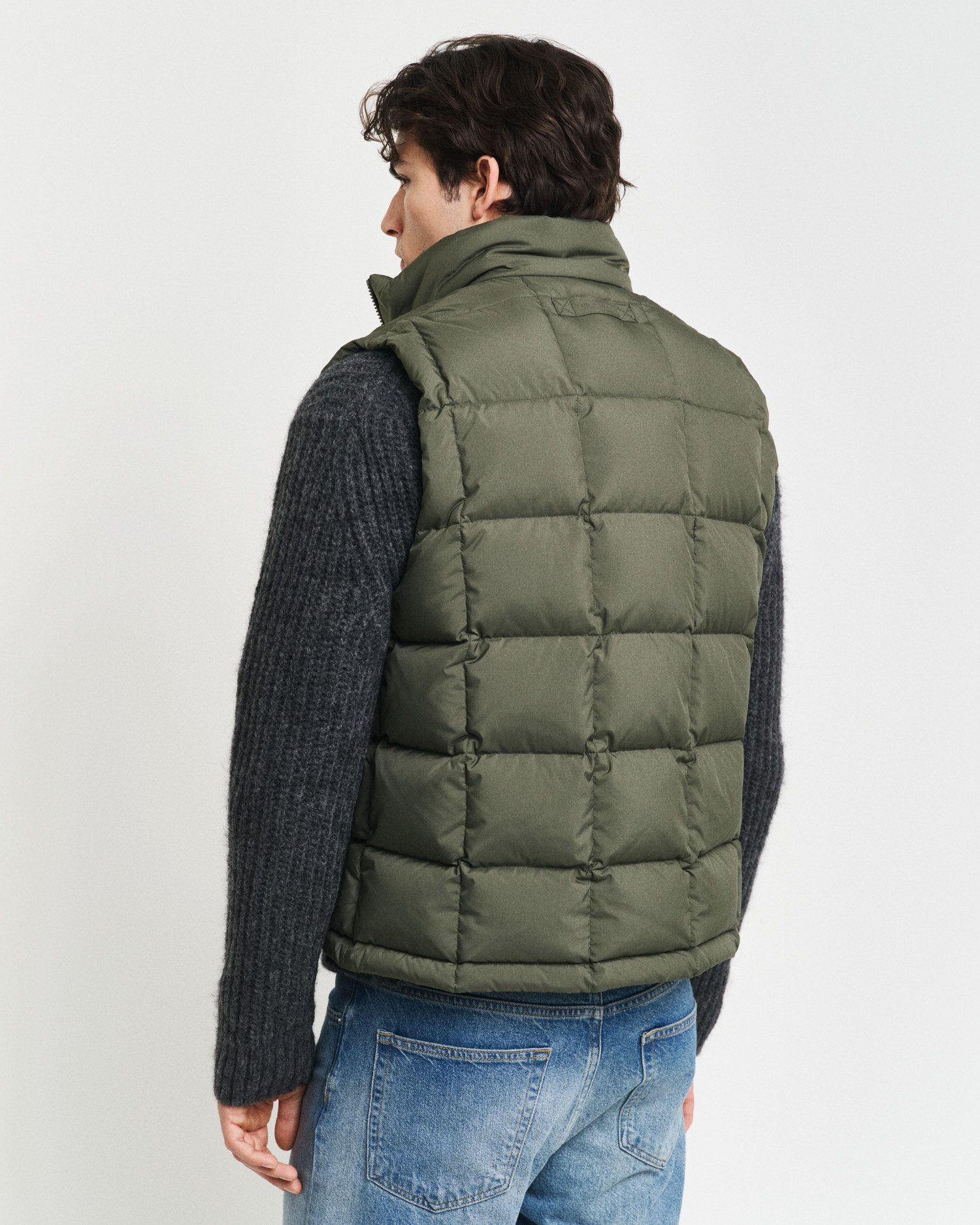 Gant Bodywarmer MID DOWN VEST met modieuze stiksels