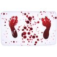 sanilo set badkameraccessoires blood bestaand uit toiletzitting, badmat en wastafelplug (complete set, 3-delig) wit