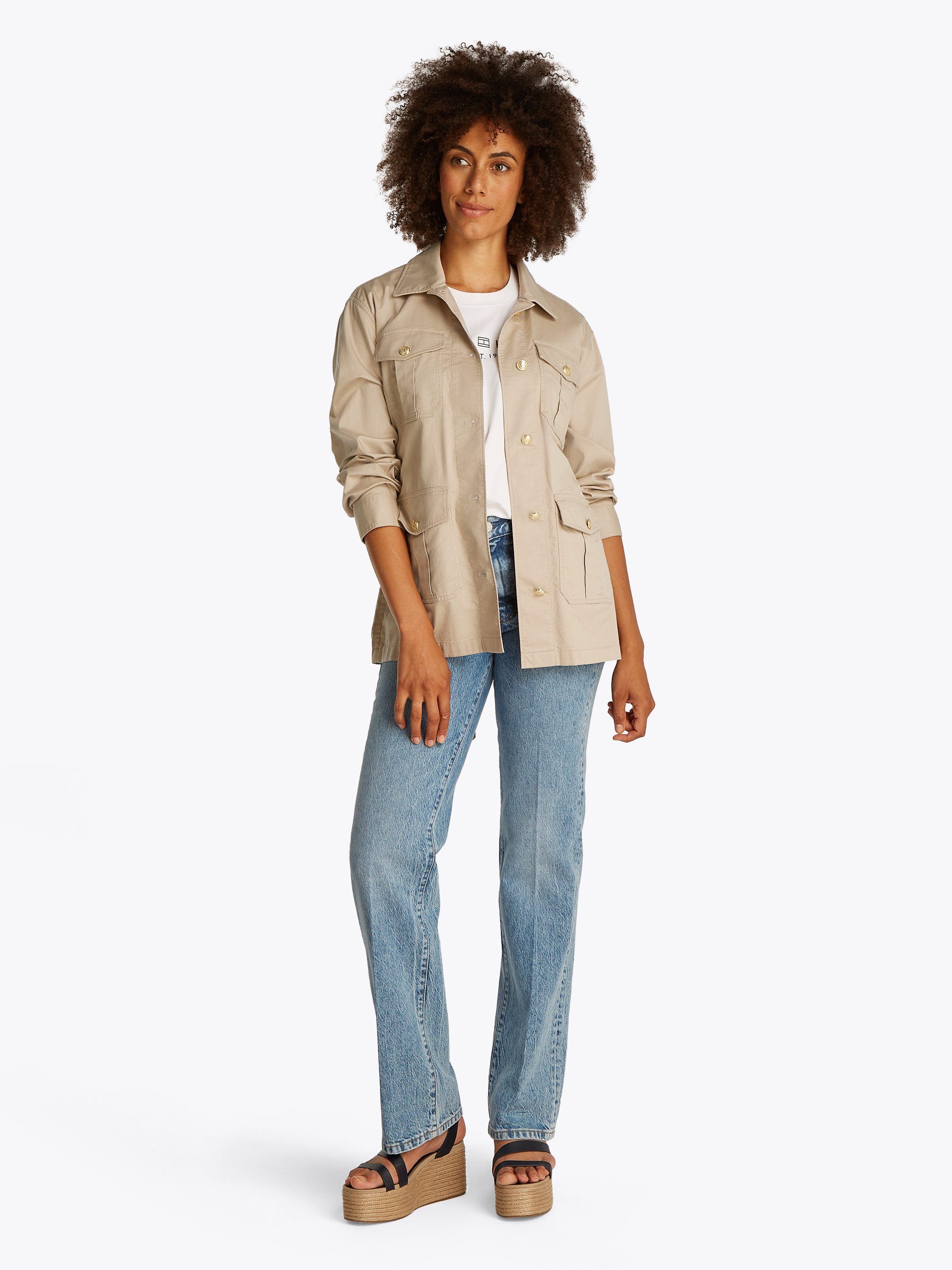 Tommy Hilfiger Outdoorjack GOLD BUTTON UTILITY JACKET