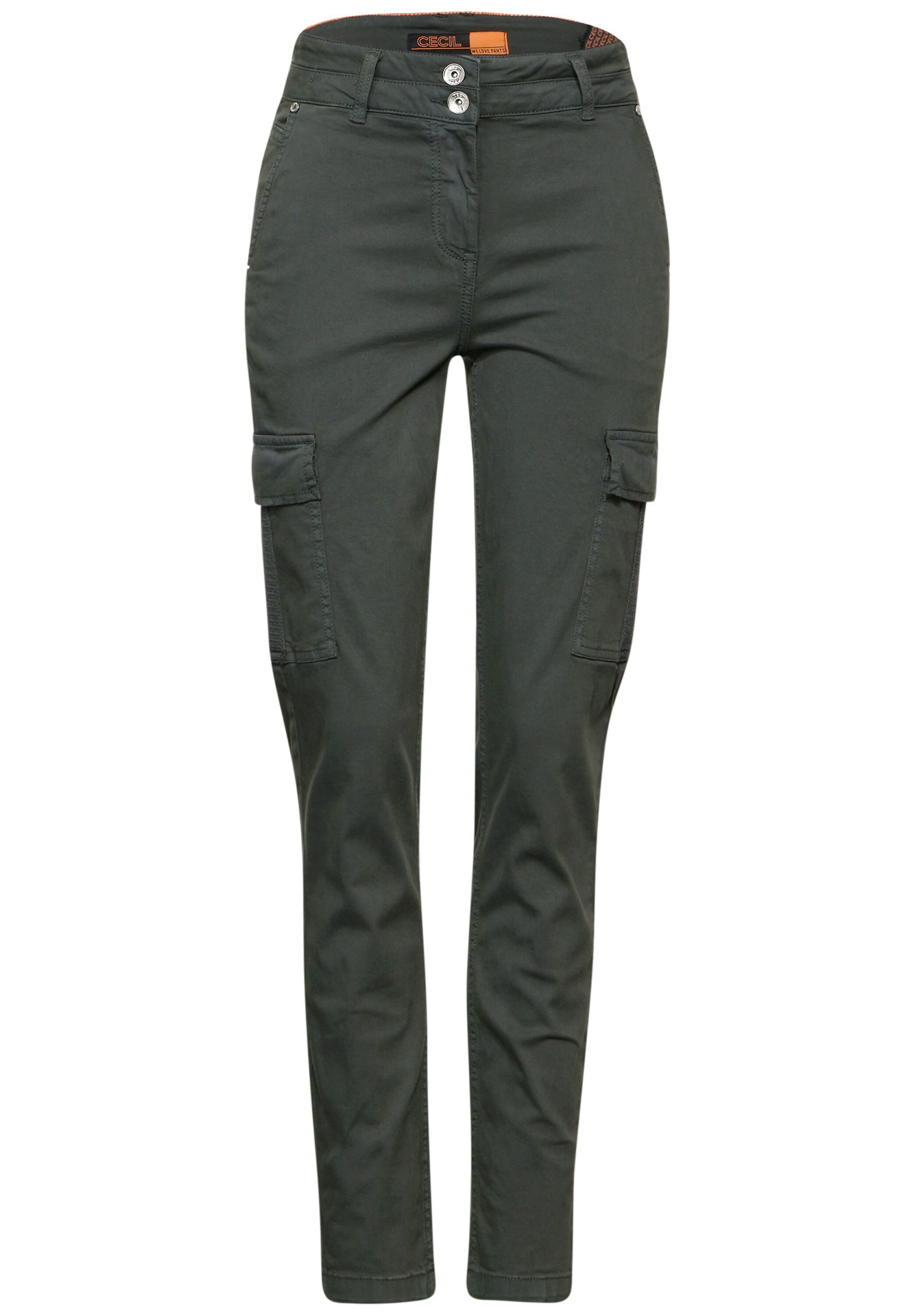 Cecil Cargobroek Stijl Toronto in slim fit en met elastaan
