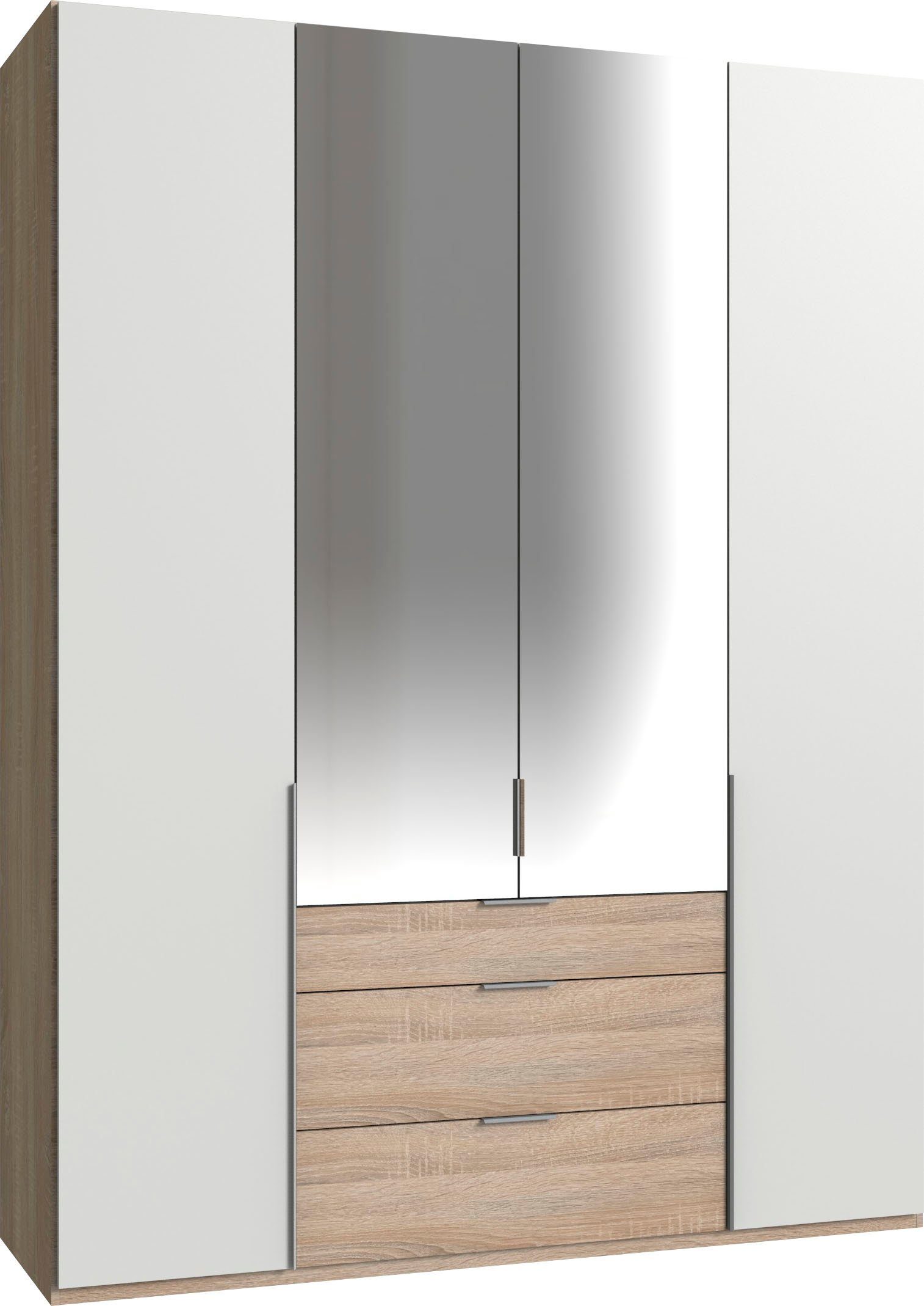 Wimex Kledingkast New York met spiegeldeur kledingkasten beige