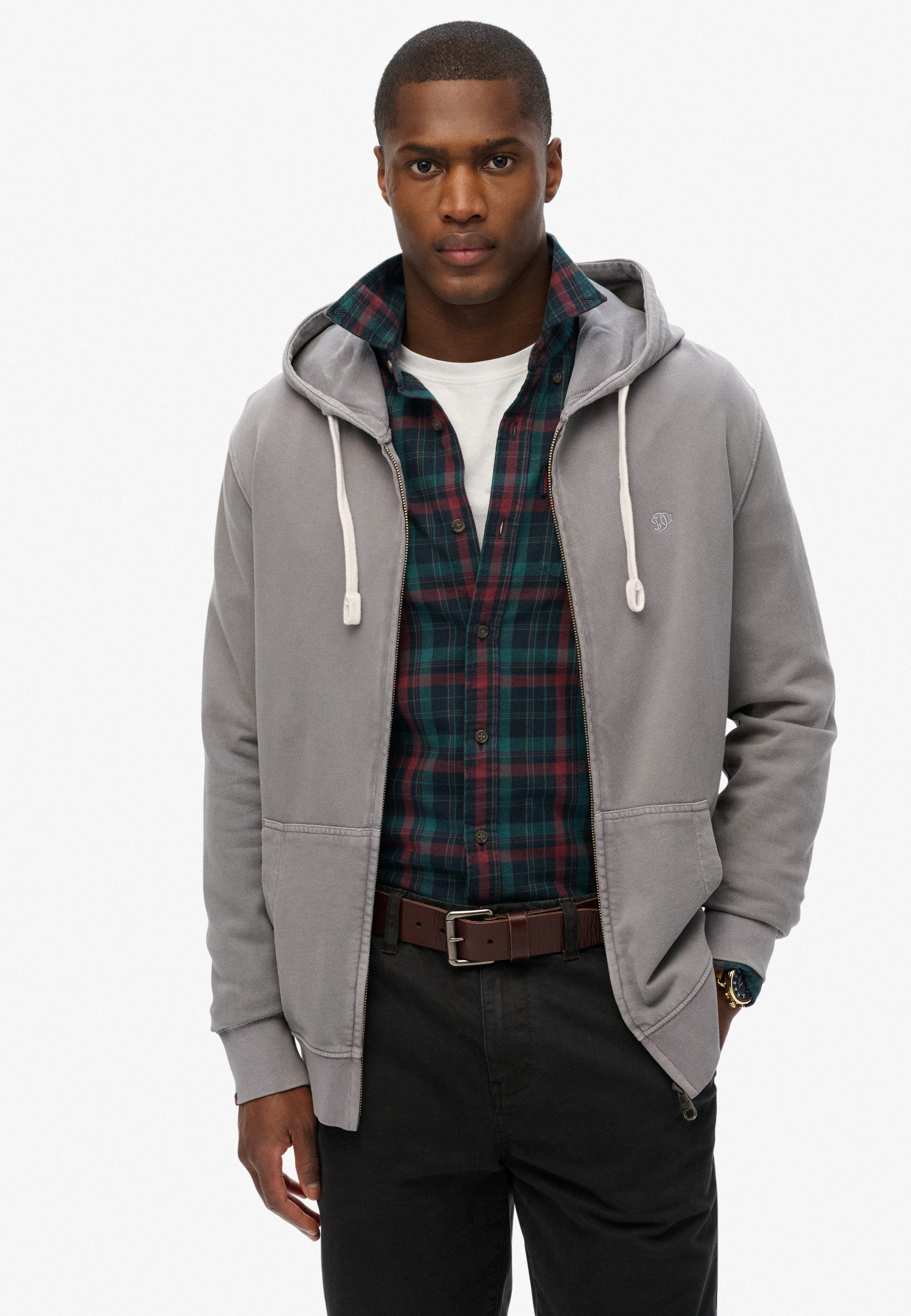Superdry Capuchonsweatvest CLASSIC ESSENTIAL ZIPHOOD