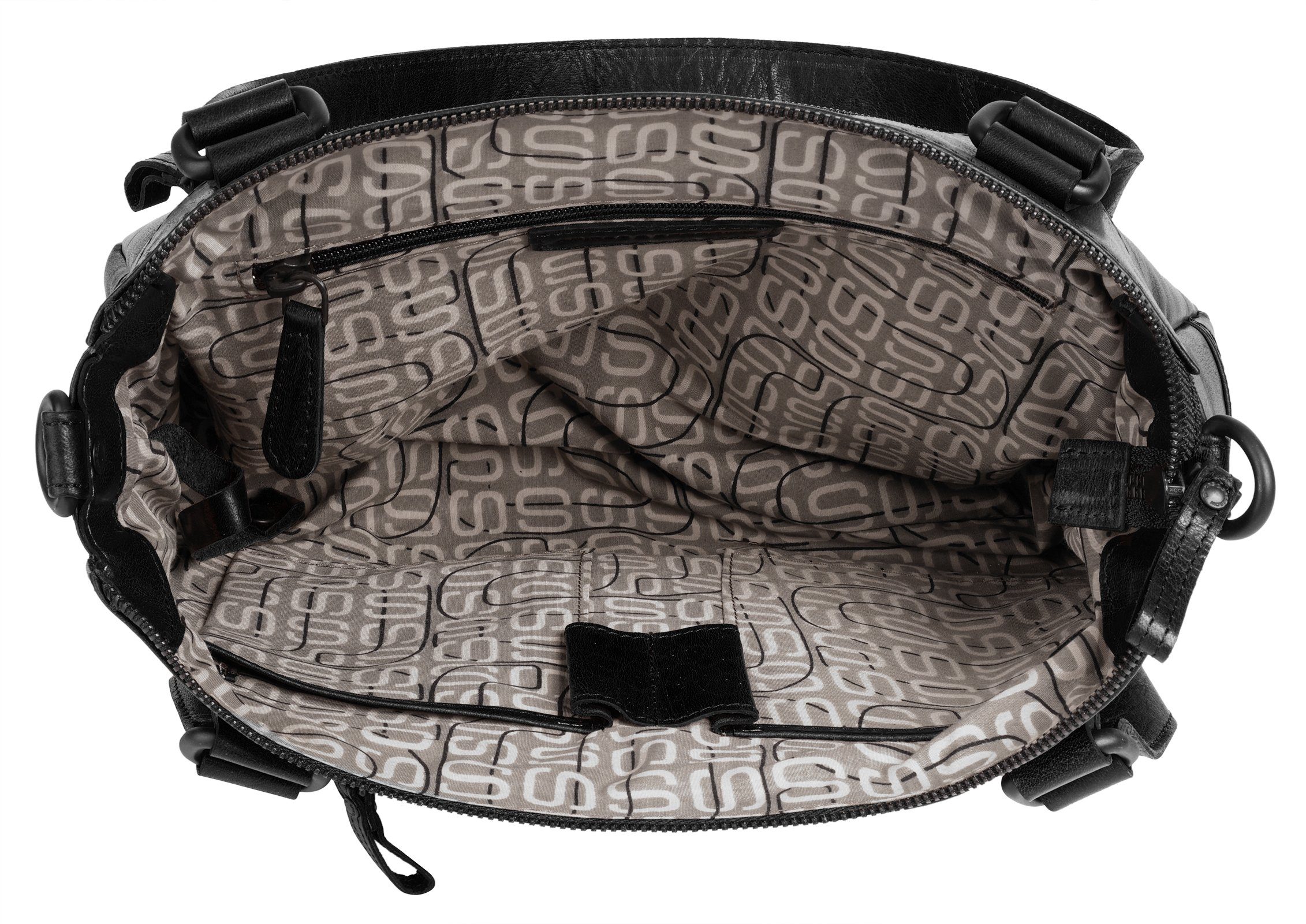 Spikes & Sparrow Tas echt leder
