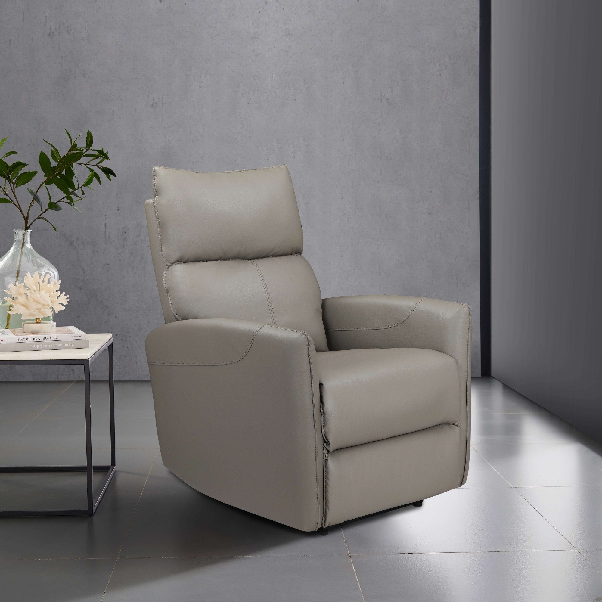 Places of Style Relaxfauteuil Pineto, tv-stoel met slaapfunctie Relaxfunctie, woonkamer, vrijstaand en...