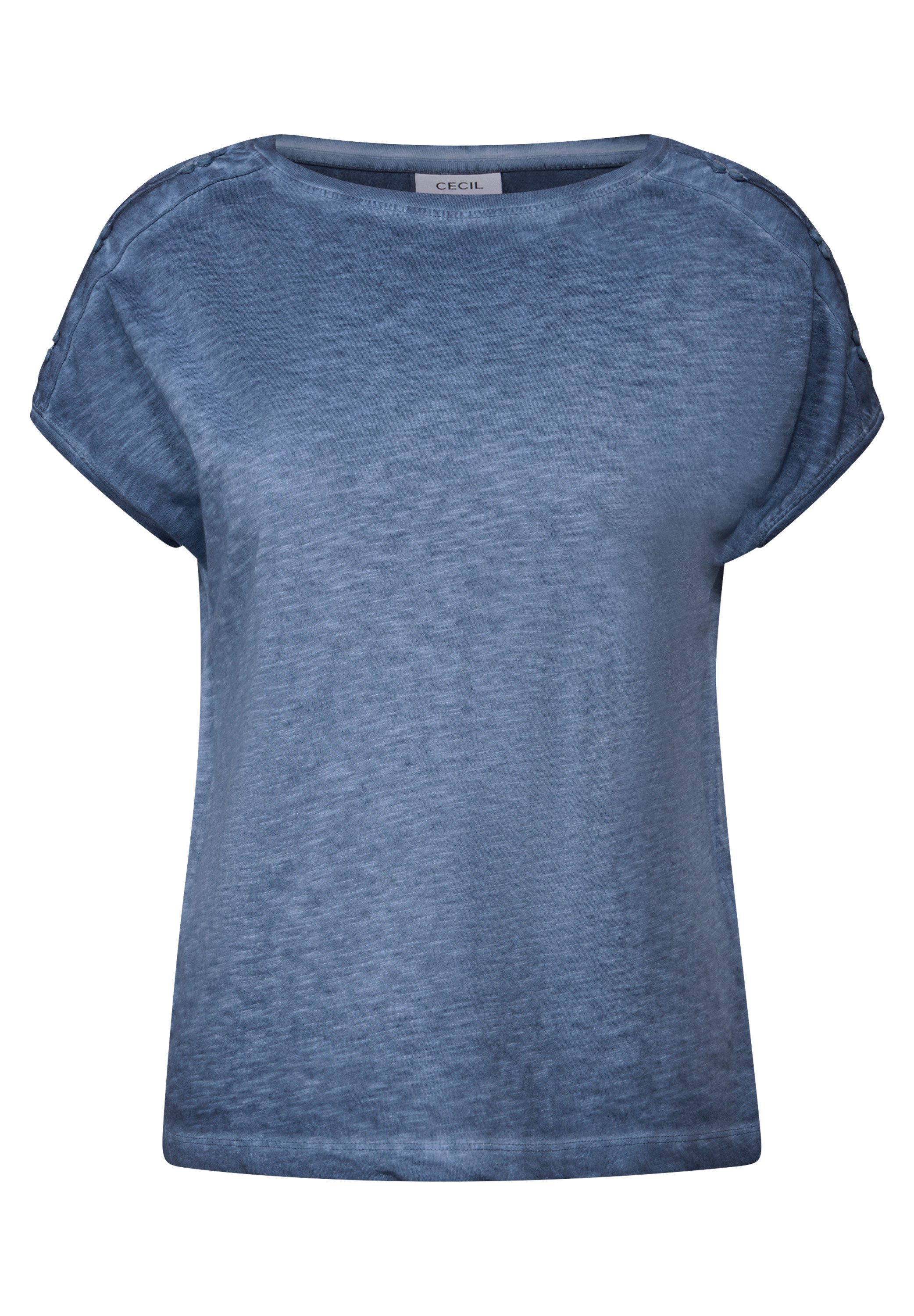 Cecil T-shirt met knoopdetail