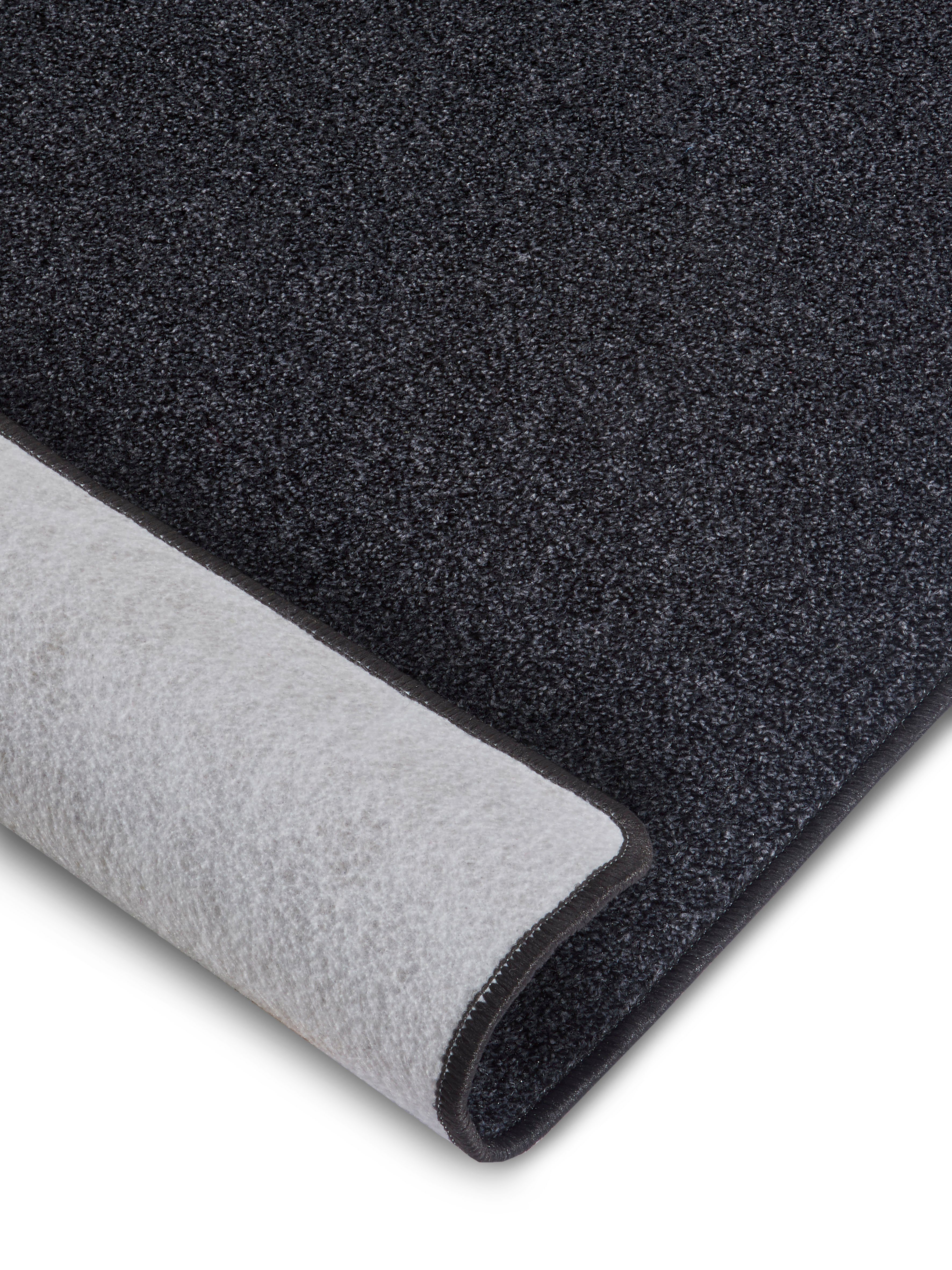 Hanse Home Exclusiv Loper Liberty Uni-gemêleerd, duurzaam, sterke kleuren, rondom gekleurde afwerking