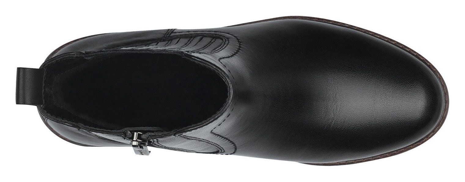 Tamaris Chelsea-boots hakken, enkellaars, zakelijke schoen met touch it-uitrusting