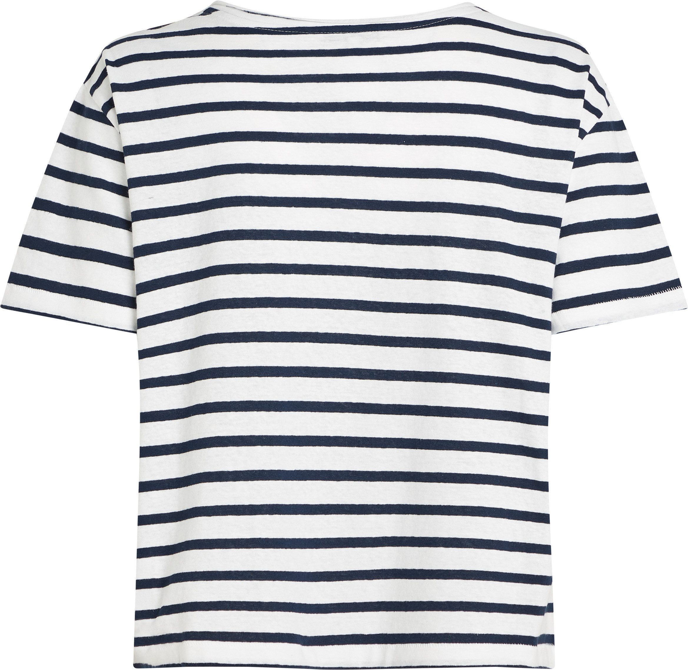 Tommy Hilfiger Shirt met korte mouwen MODERN CO LINEN C-NK SS