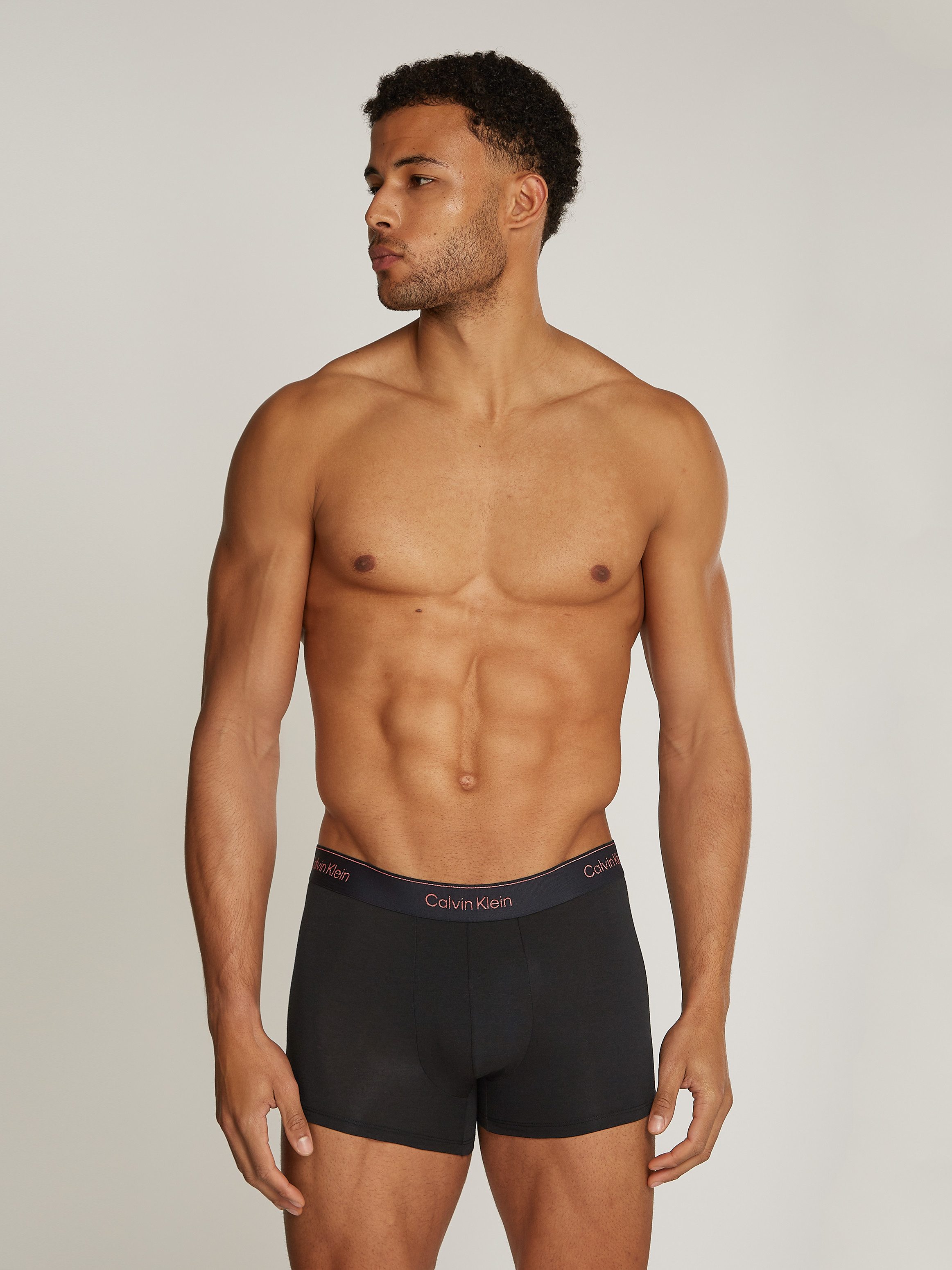 Calvin Klein Trunk LOW RISE TRUNK 3PK met logo-elastische tailleband (3 stuks) (3 stuks)