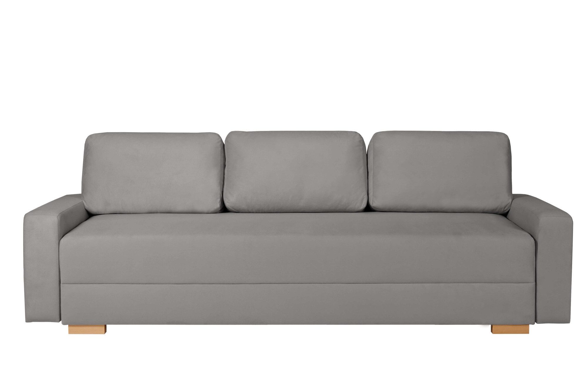 INOSIGN 3-zitsbank SHERIDIAN slaapbank met bedlade, in fijncord en velvet met golvende ondervering, moderne bekleding, b/h/d 225/94/80