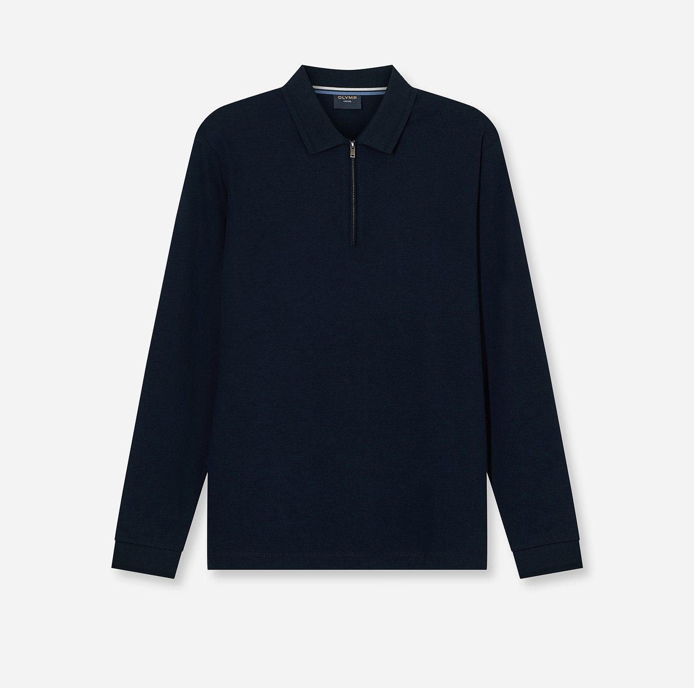 OLYMP Poloshirt met lange mouwen