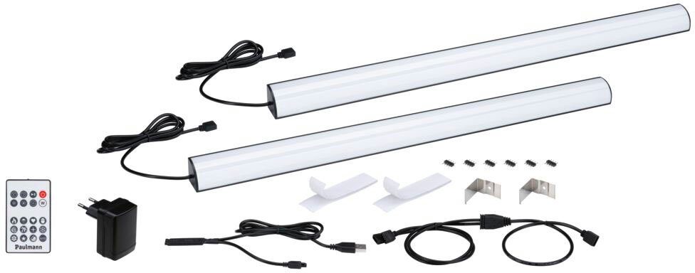 Paulmann Led-strepen EntertainLED Lightbar Dynamic Rainbow RGB 30x30mm 2x1W 2x48lm (1 stuk)