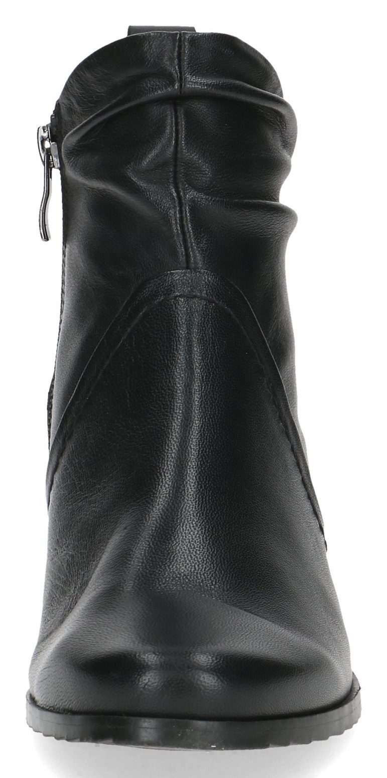 Caprice Laarsjes blokhak, ankleboots, comfort schoen in breedte h (=zeer breed)