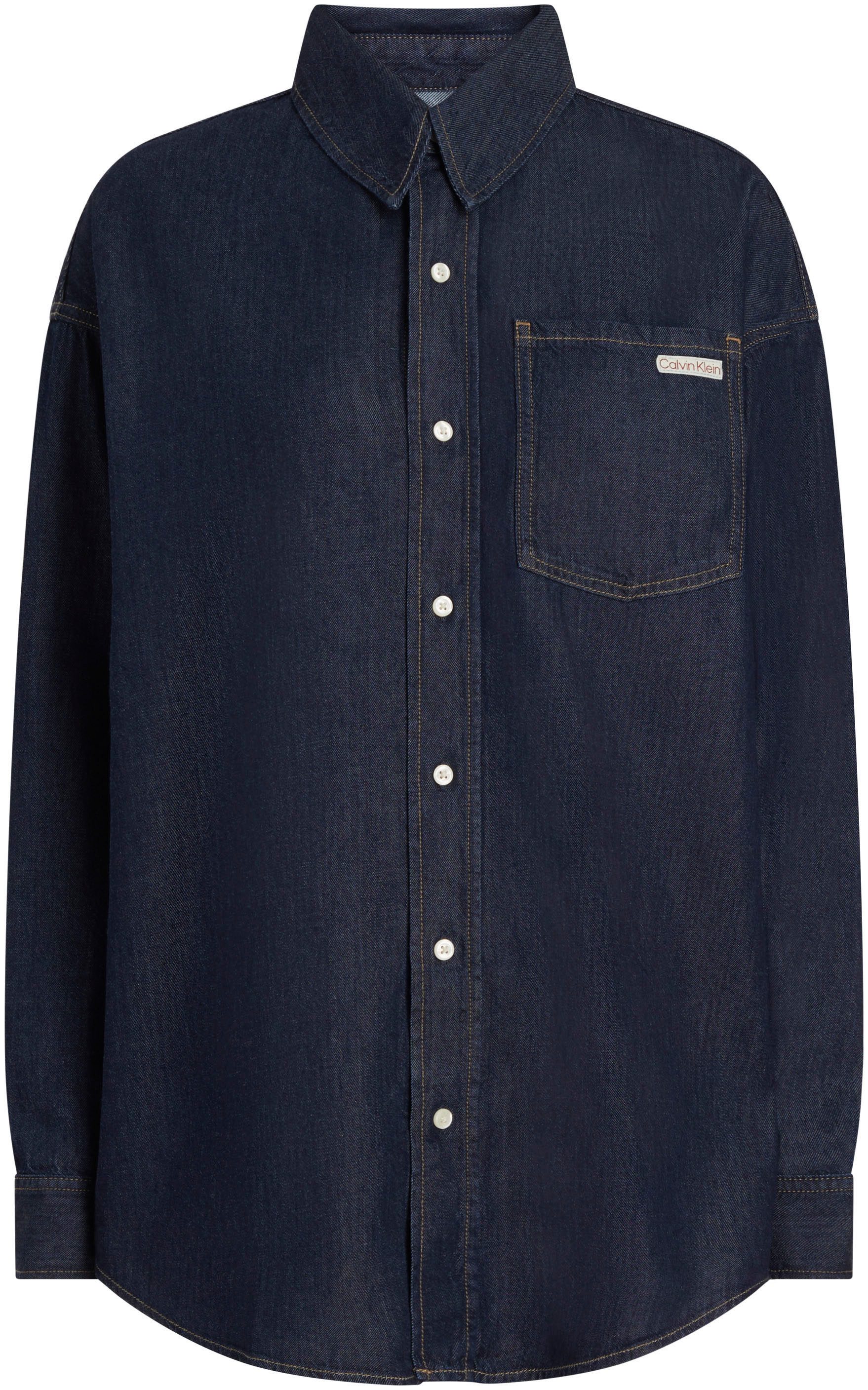 Calvin Klein Jeans blouse OVERSIZED LS DENIM SHIRT